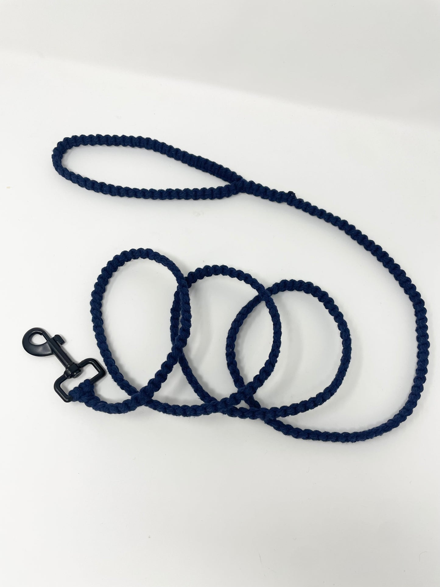 Laisse pour chien en macramé