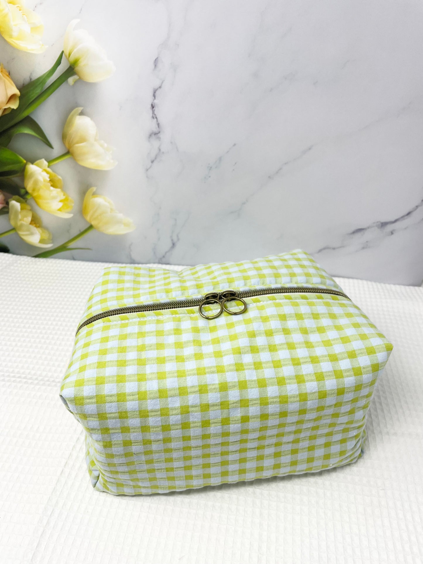 Trousse de toilette avec poche intérieure élastique - grande capacité