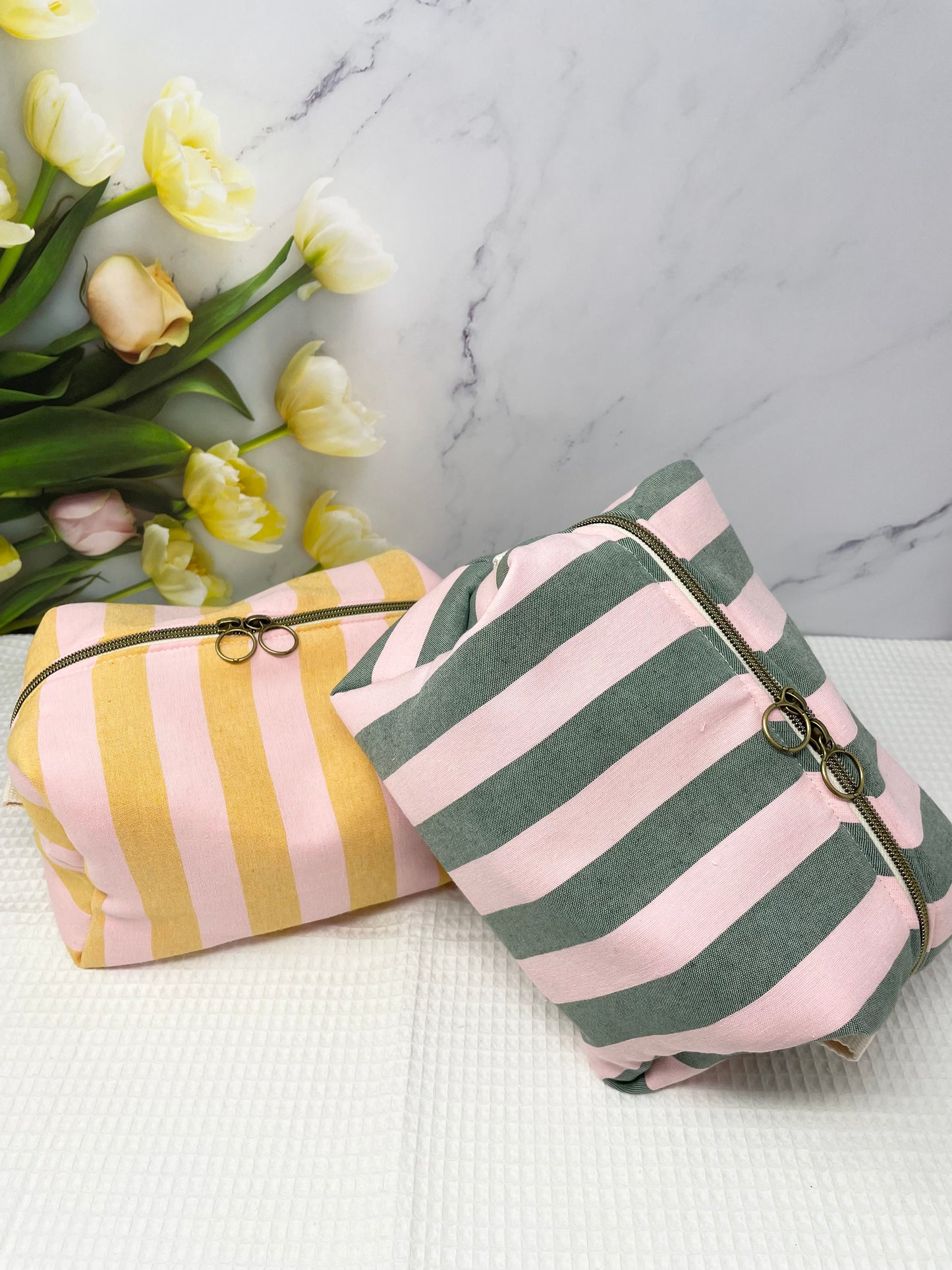 Trousse de toilette avec poche intérieure élastique - grande capacité