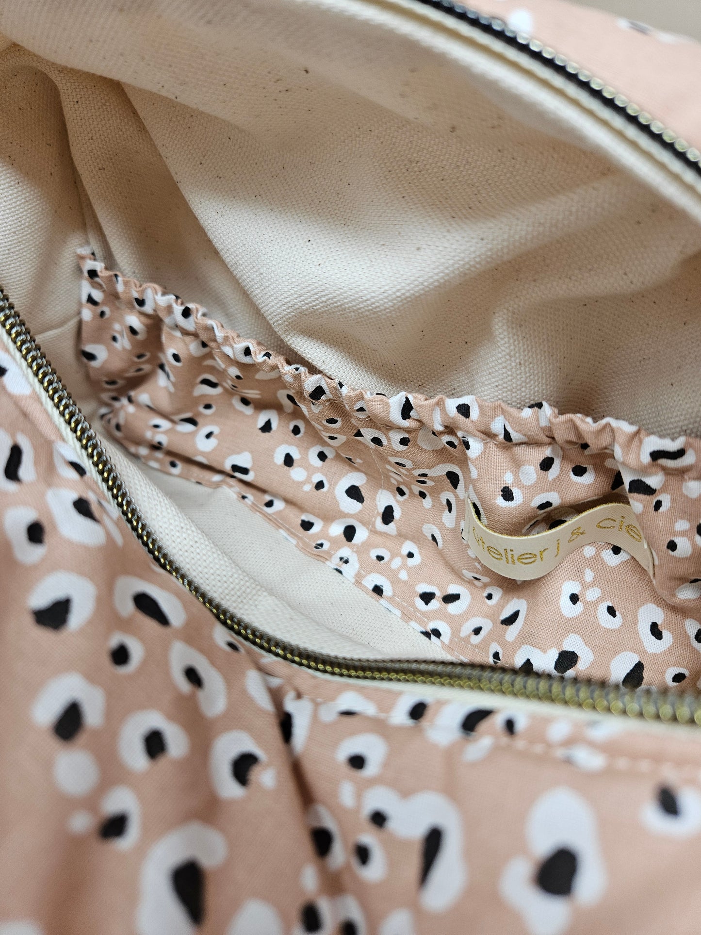 Trousse de toilette avec poche intérieure élastique - grande capacité