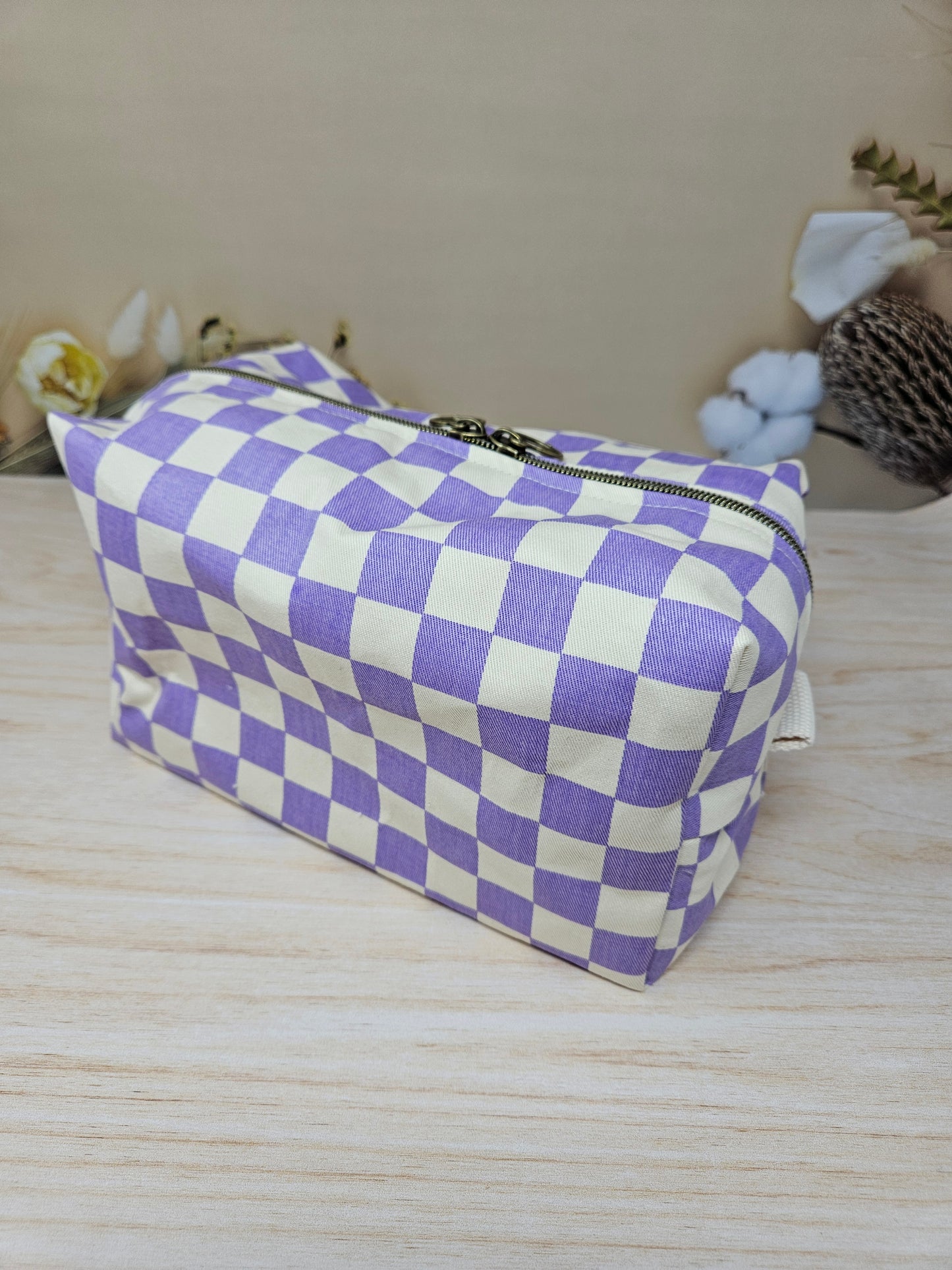 Trousse de toilette avec poche intérieure élastique - grande capacité