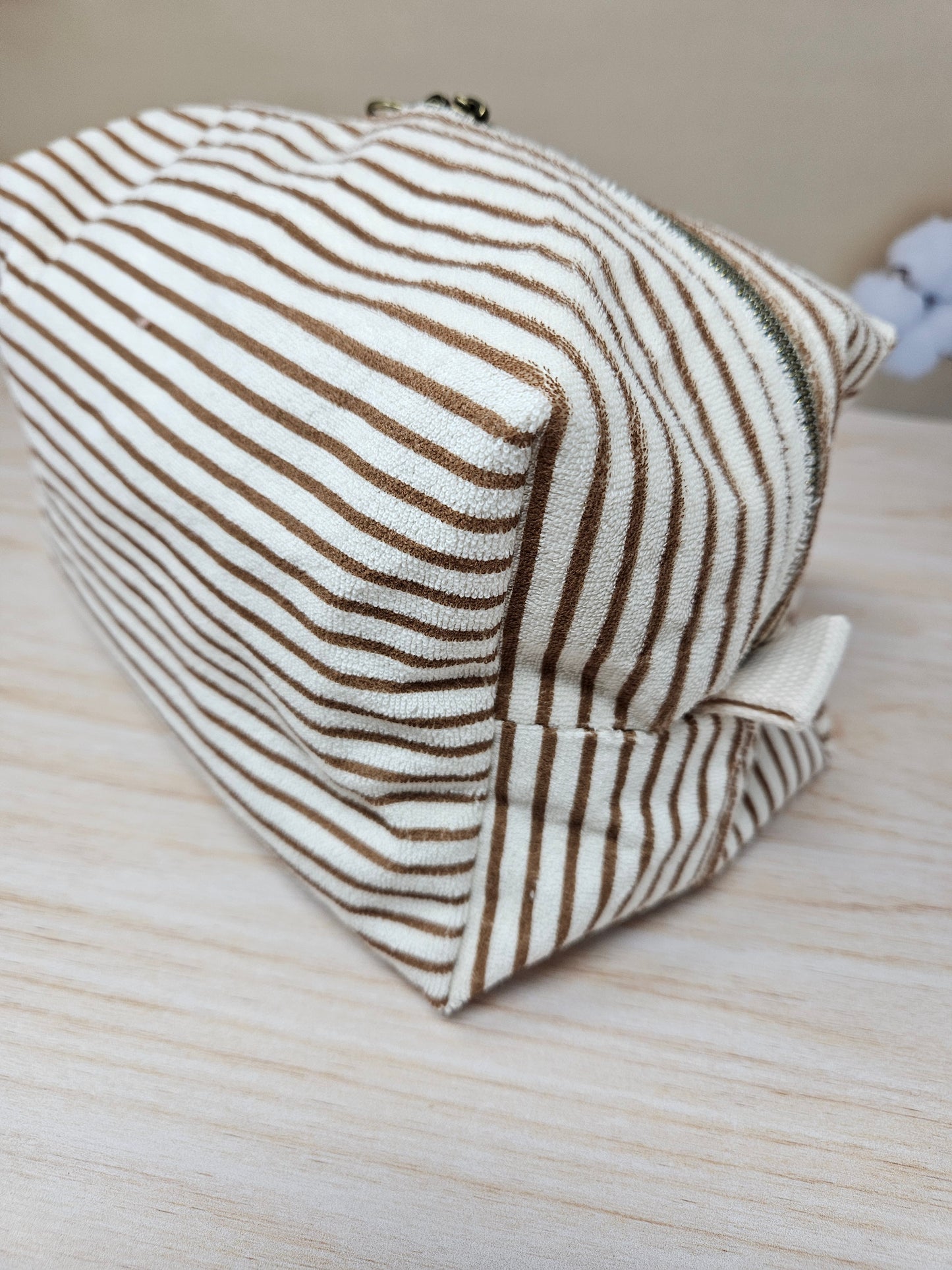 Trousse de toilette avec poche intérieure élastique - grande capacité