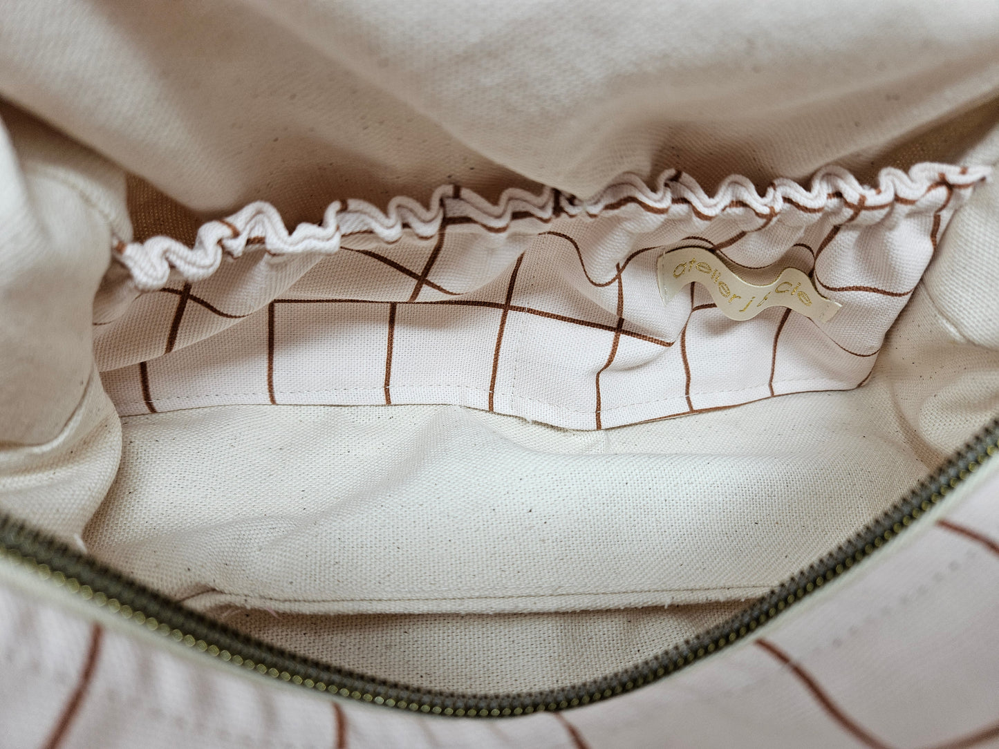 Trousse de toilette avec poche intérieure élastique - grande capacité