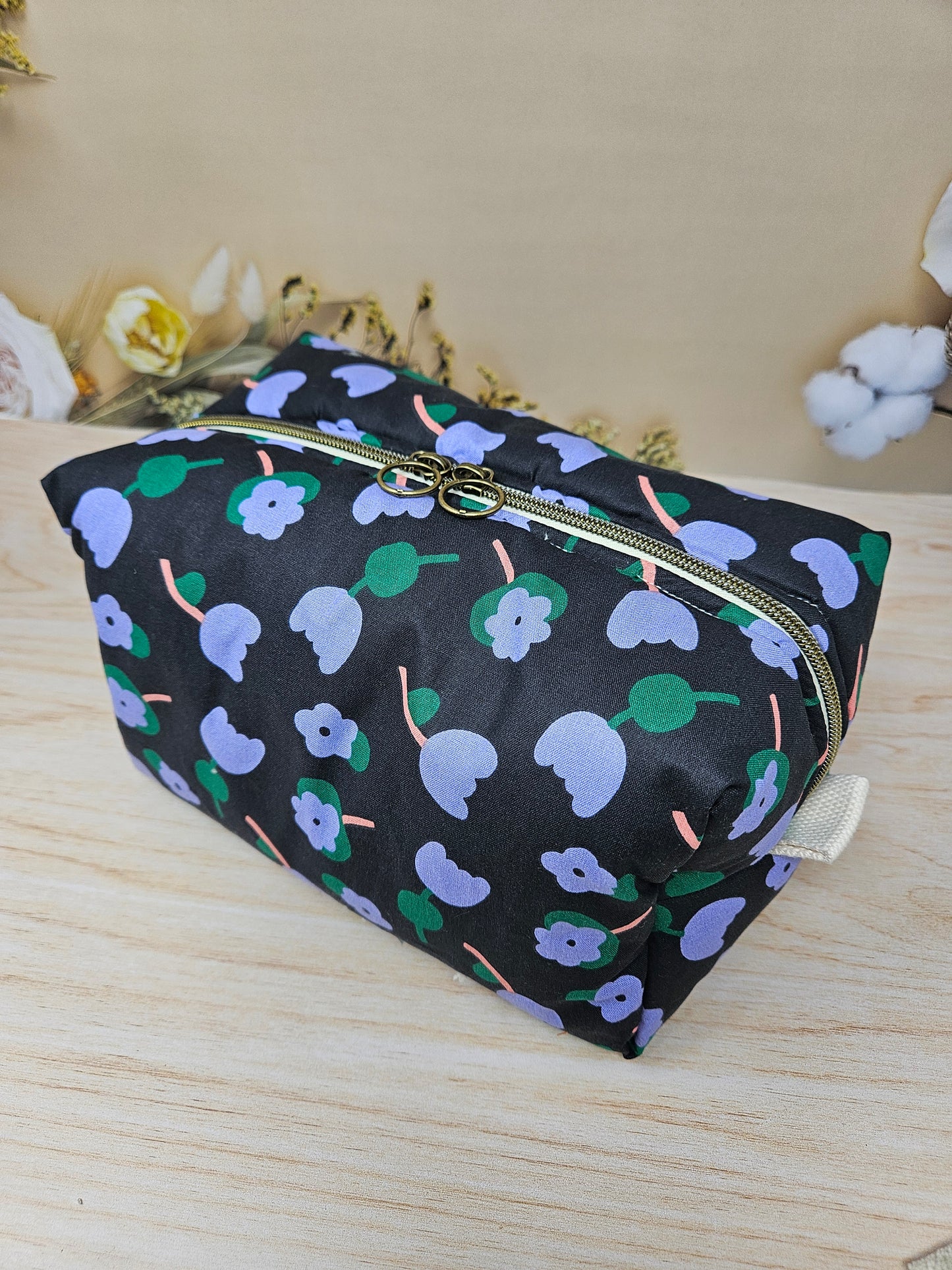 Trousse de toilette avec poche intérieure élastique - grande capacité
