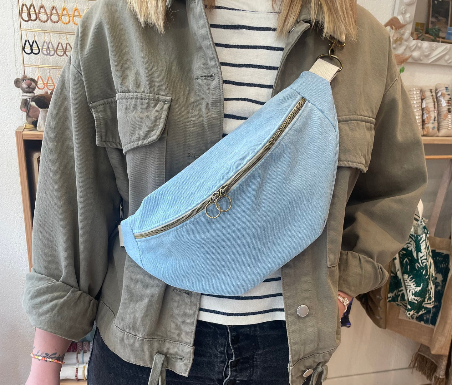 Sac banane M avec poche intérieure