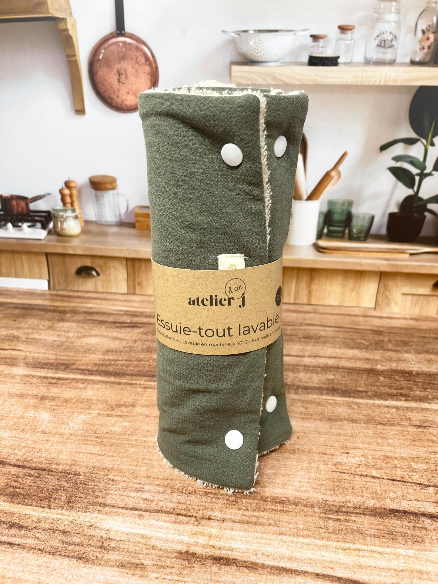 Essuie tout lavable - Absorbant - 10 modèles