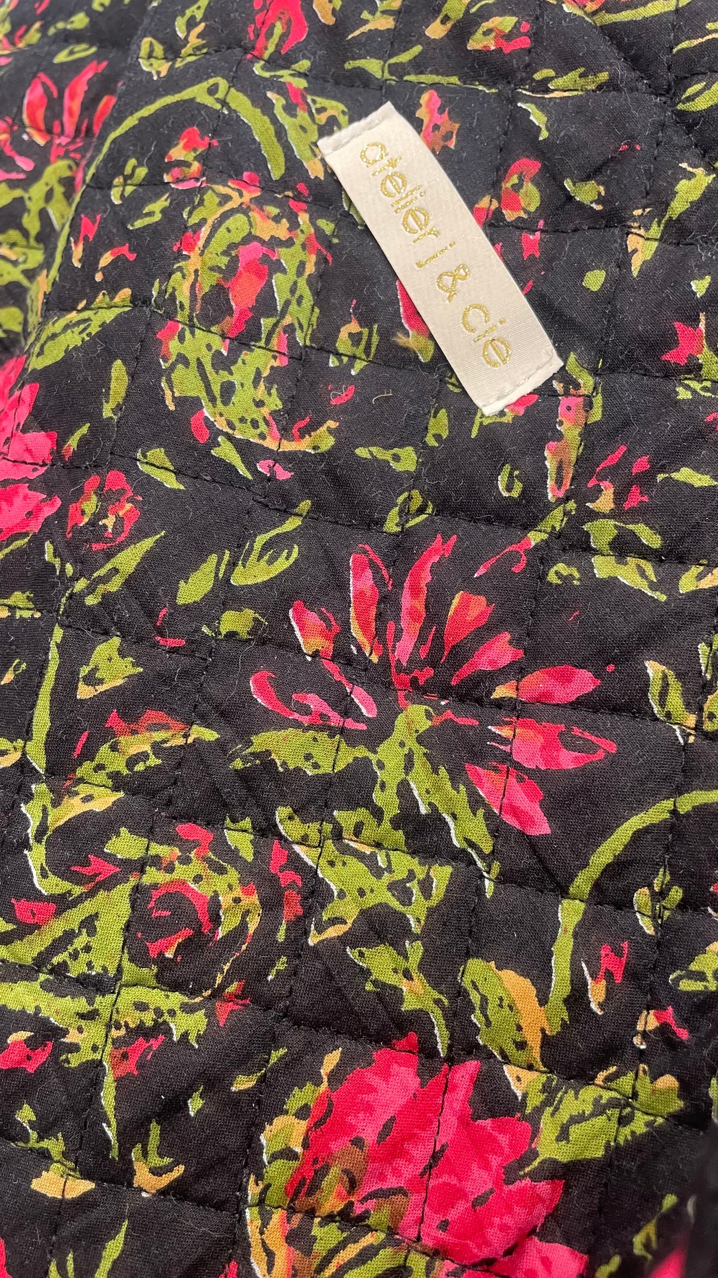 Cabas matelassé - Collection motifs indiens