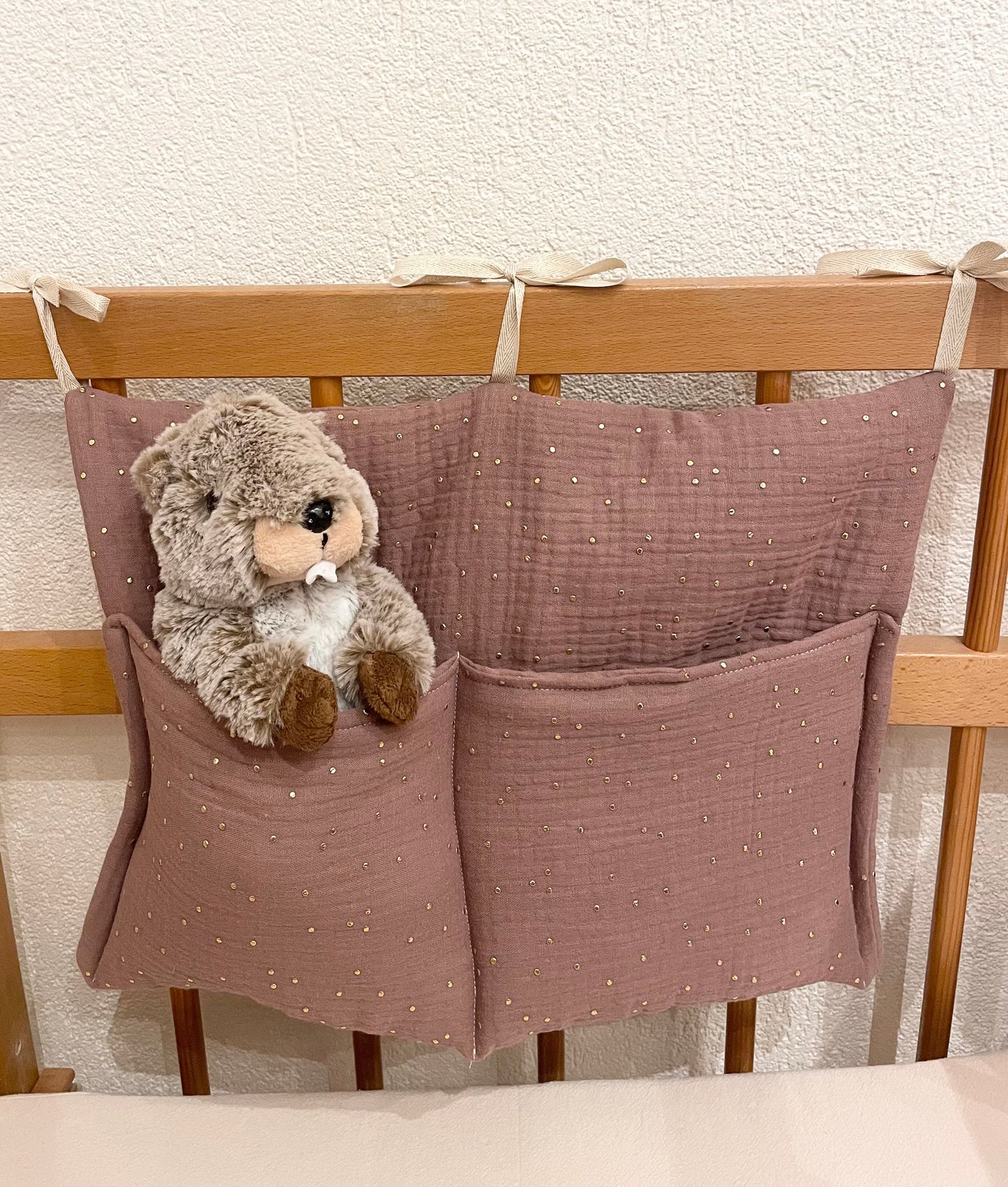 Range douchou en gaze de coton - 4 modèles