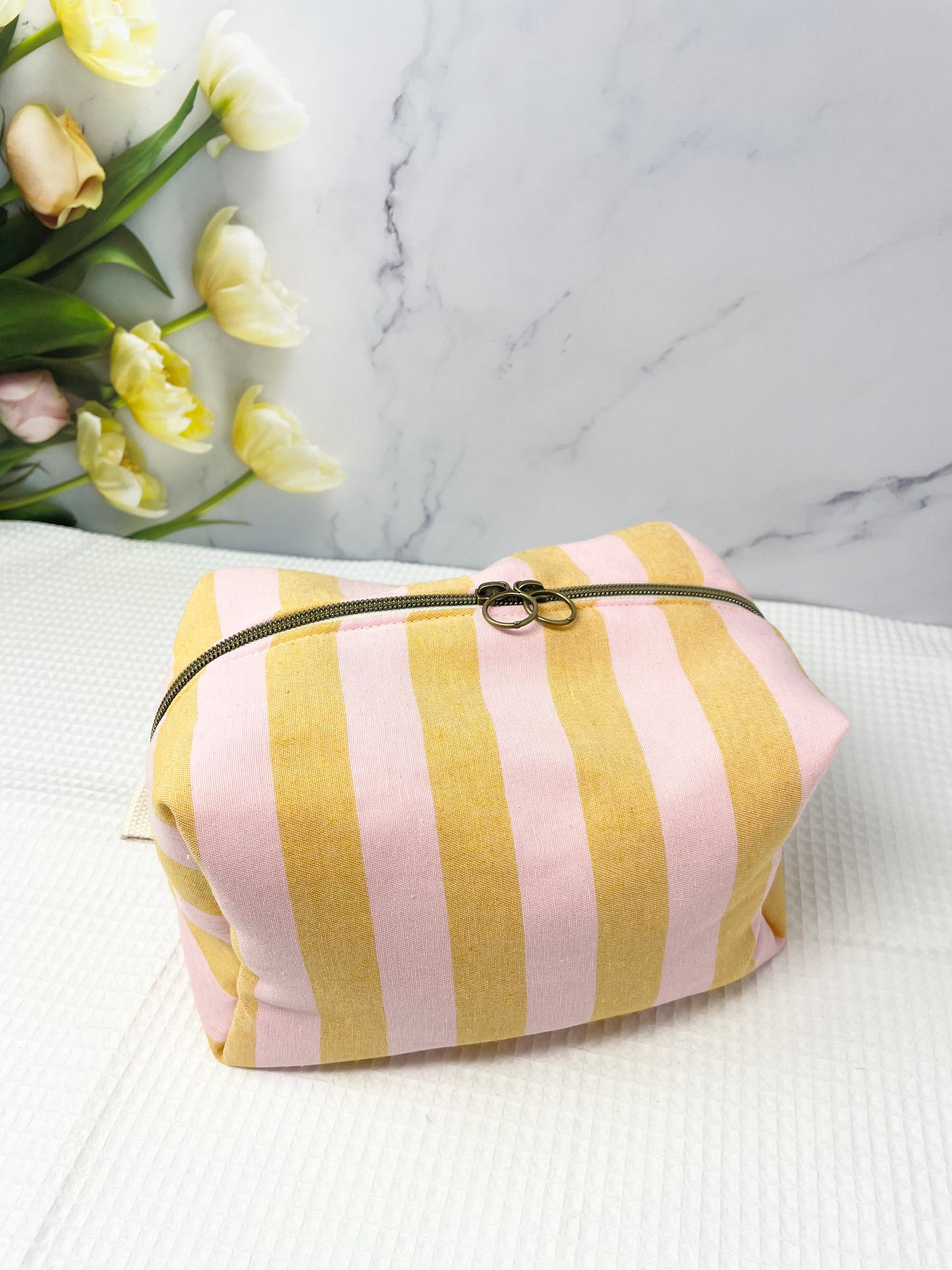 Trousse de toilette avec poche intérieure élastique - grande capacité