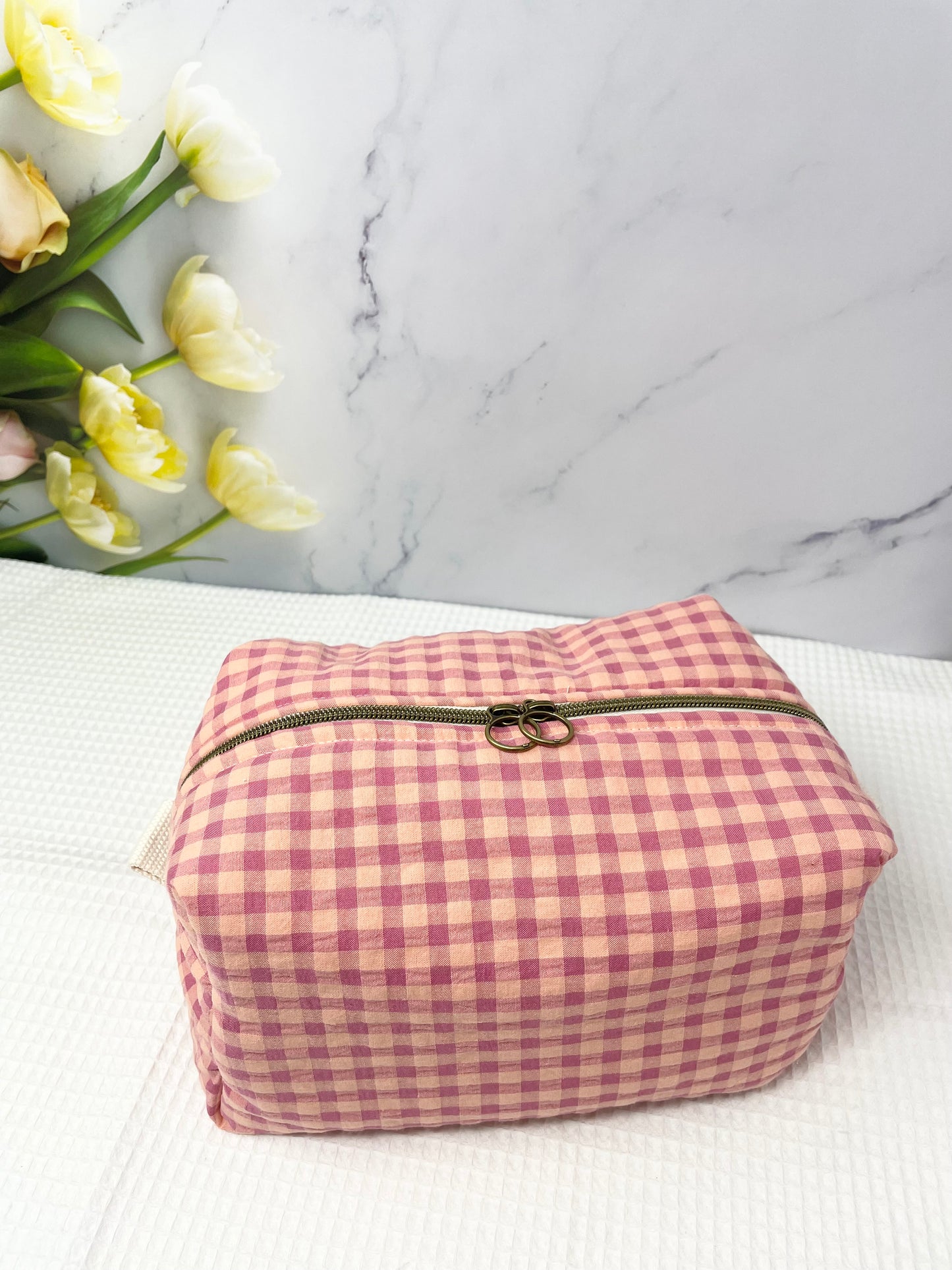 Trousse de toilette avec poche intérieure élastique - grande capacité