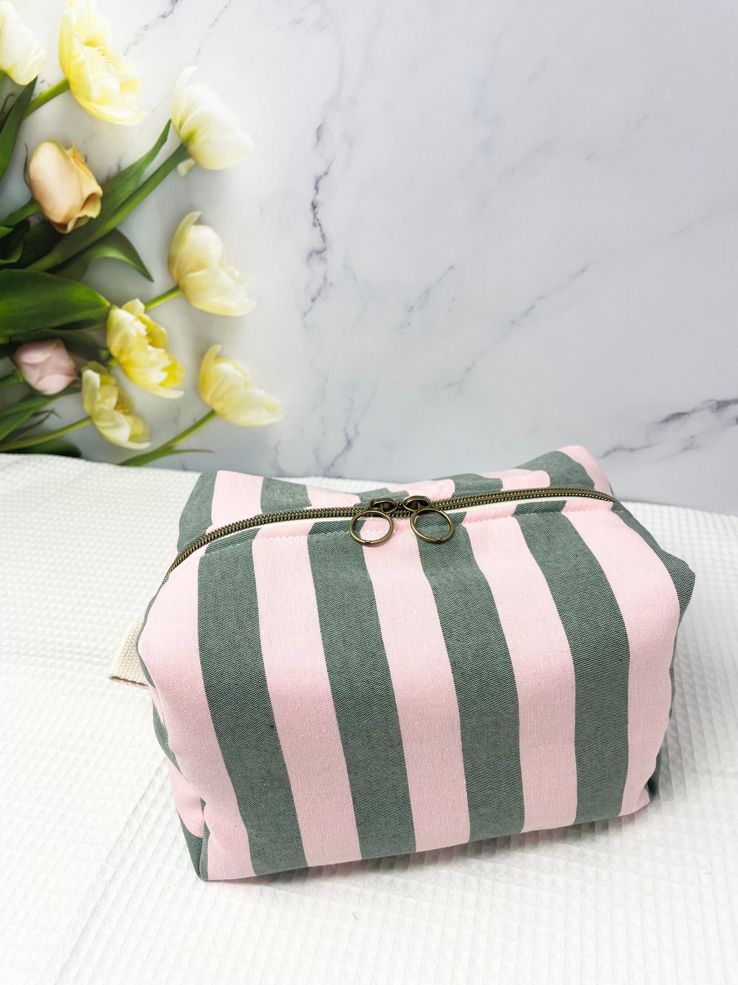 Trousse de toilette avec poche intérieure élastique - grande capacité