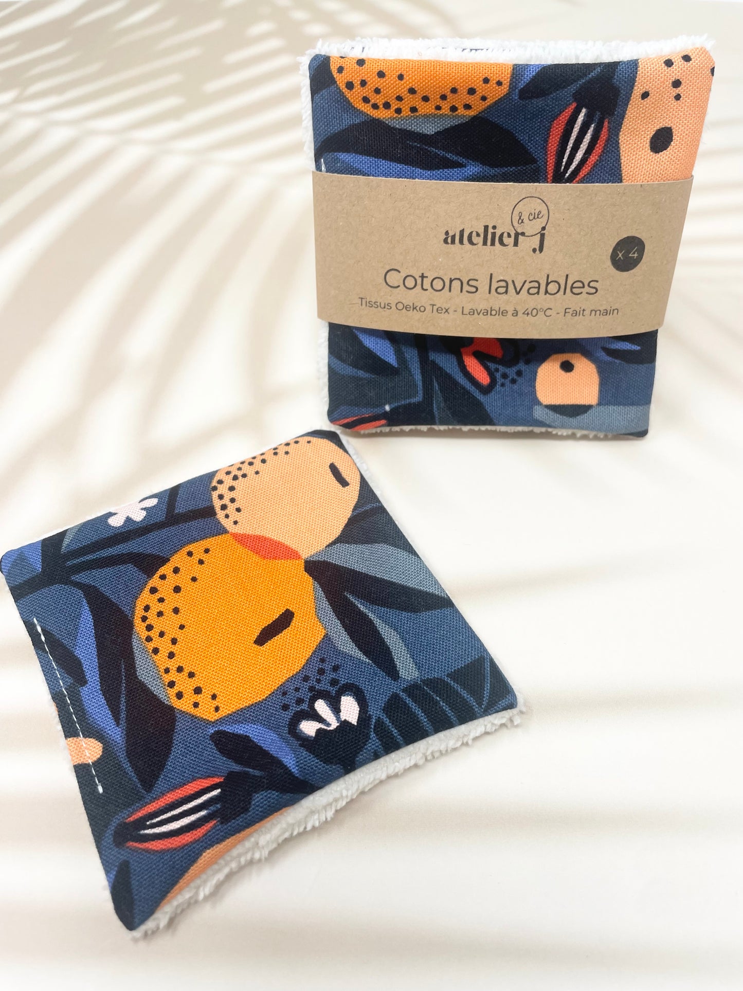 Cotons lavables - Lingettes démaquillantes Zéro déchet lot de 4