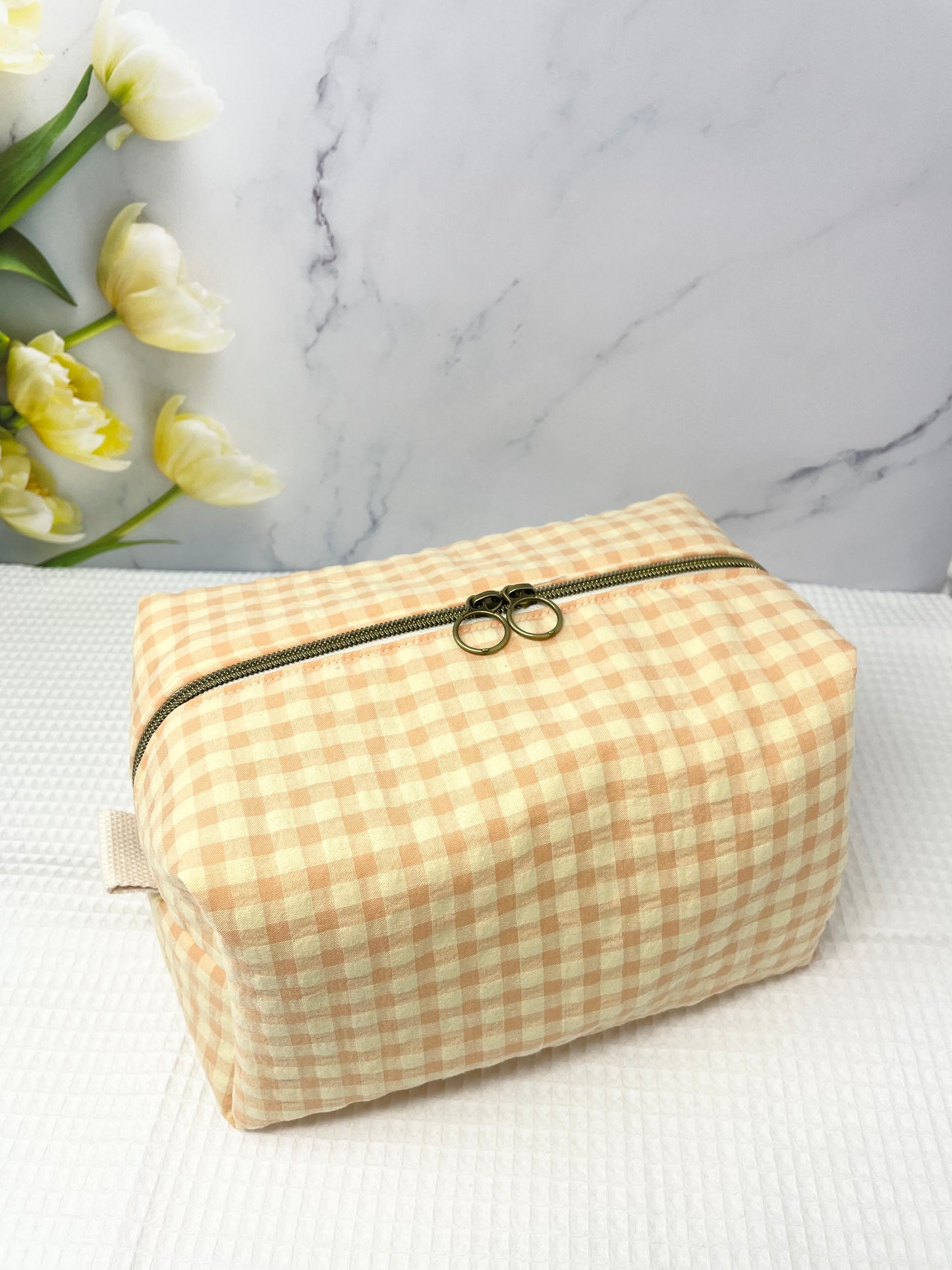 Trousse de toilette avec poche intérieure élastique - grande capacité