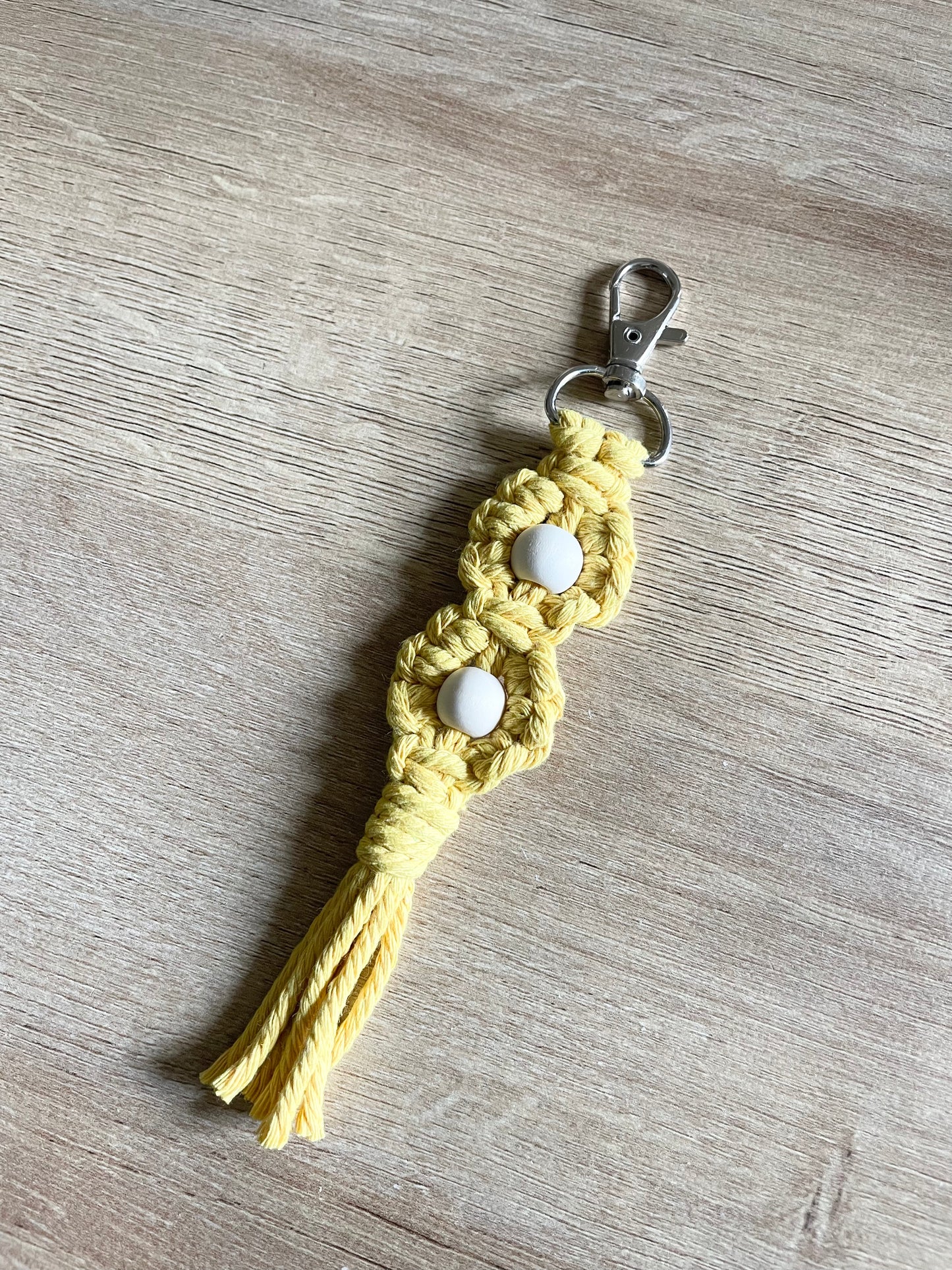 Porte clés en macramé
