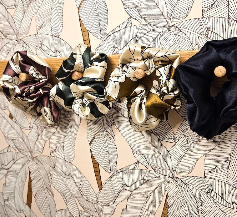 Chouchou scrunchie en satin