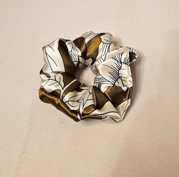 Chouchou scrunchie en satin