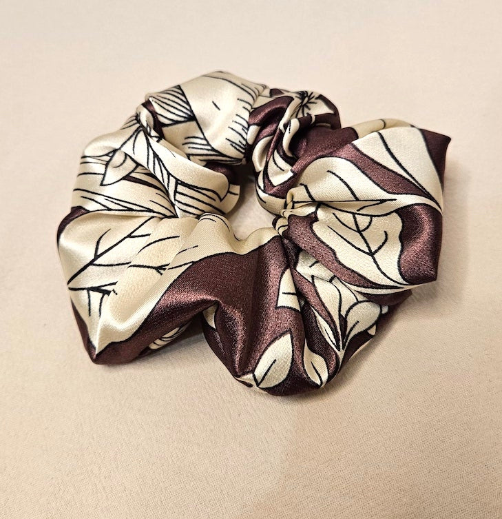 Chouchou scrunchie en satin