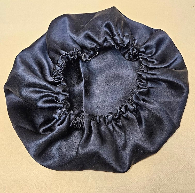 Bonnet de soin cheveux en satin