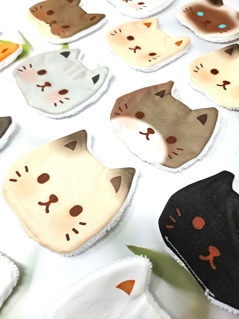 Lingettes lavable CHATONS / Zéro déchet enfant