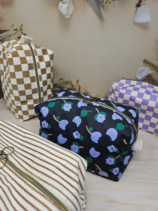 Trousse de toilette avec poche intérieure élastique - grande capacité