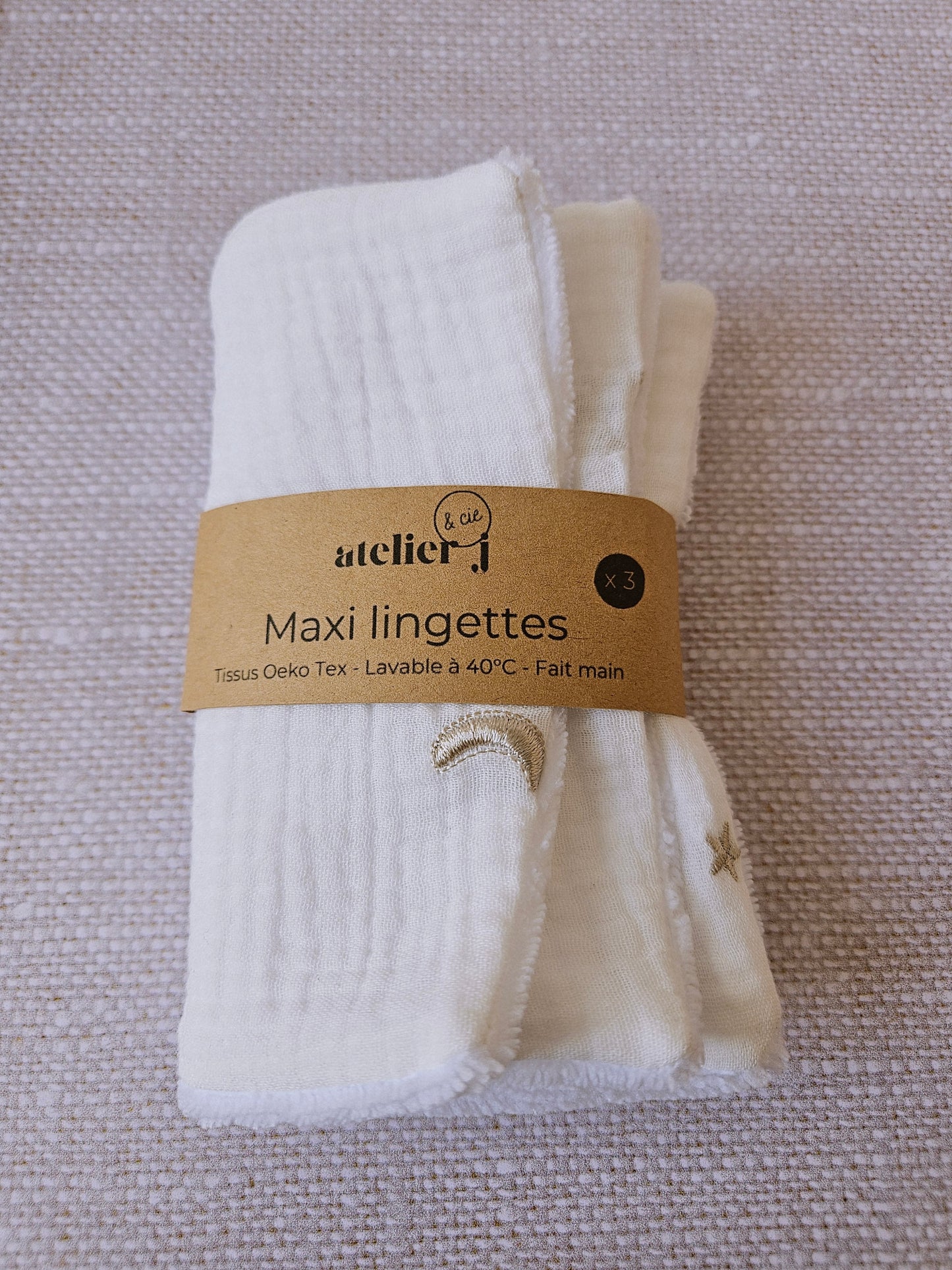 Maxi cotons visage — lot de 3