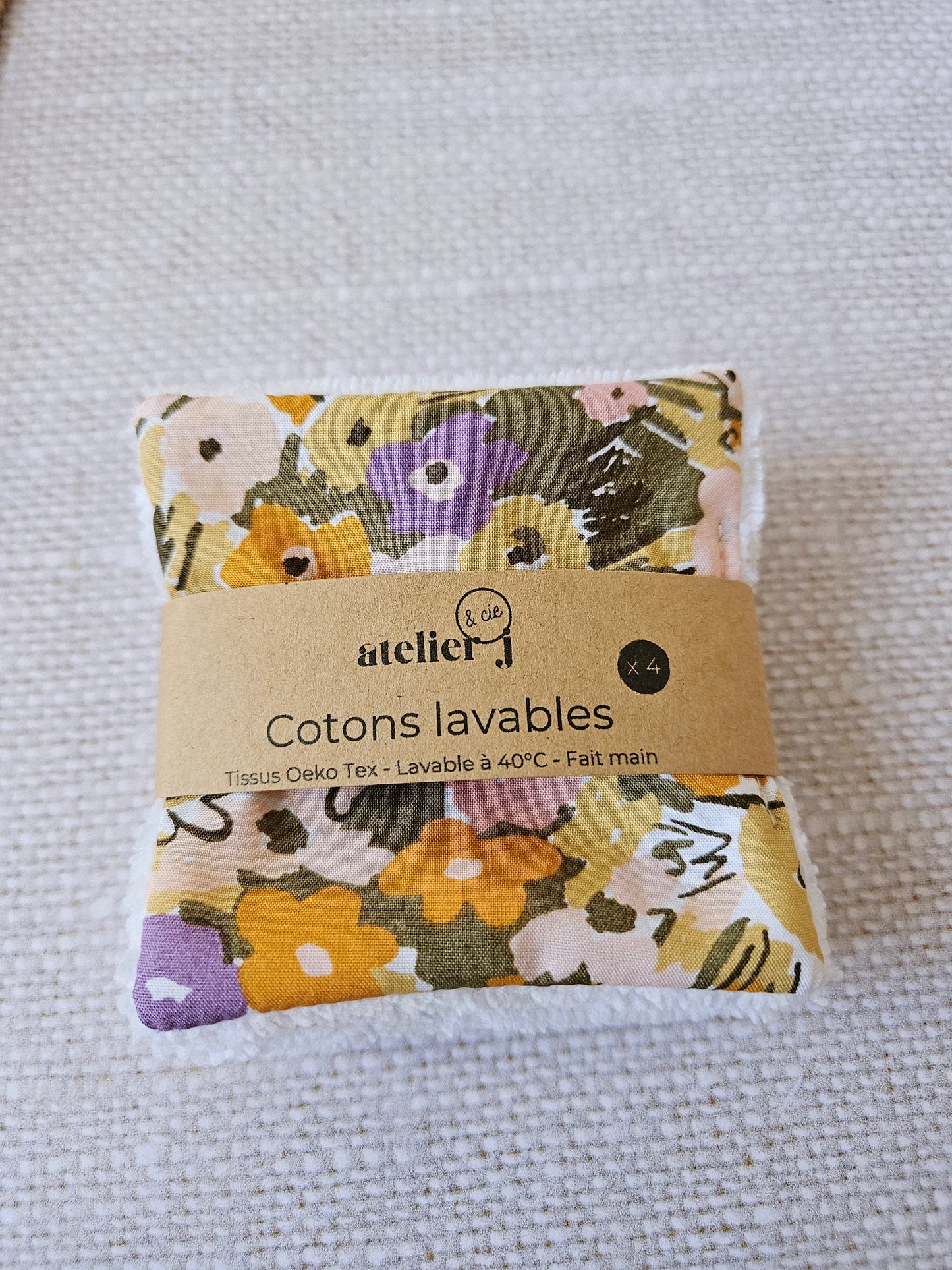 Cotons démaquillants - lot de 4