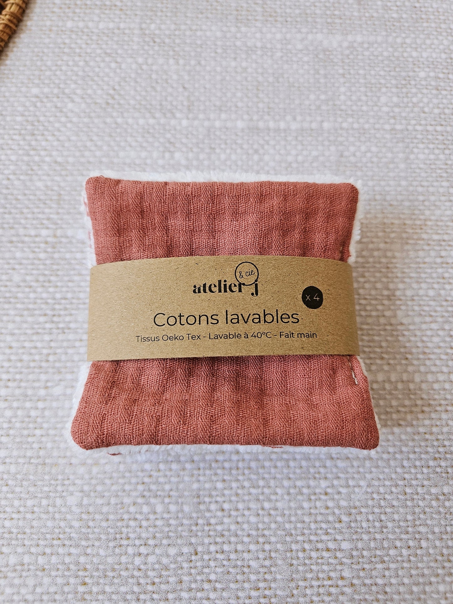 Cotons démaquillants - lot de 4
