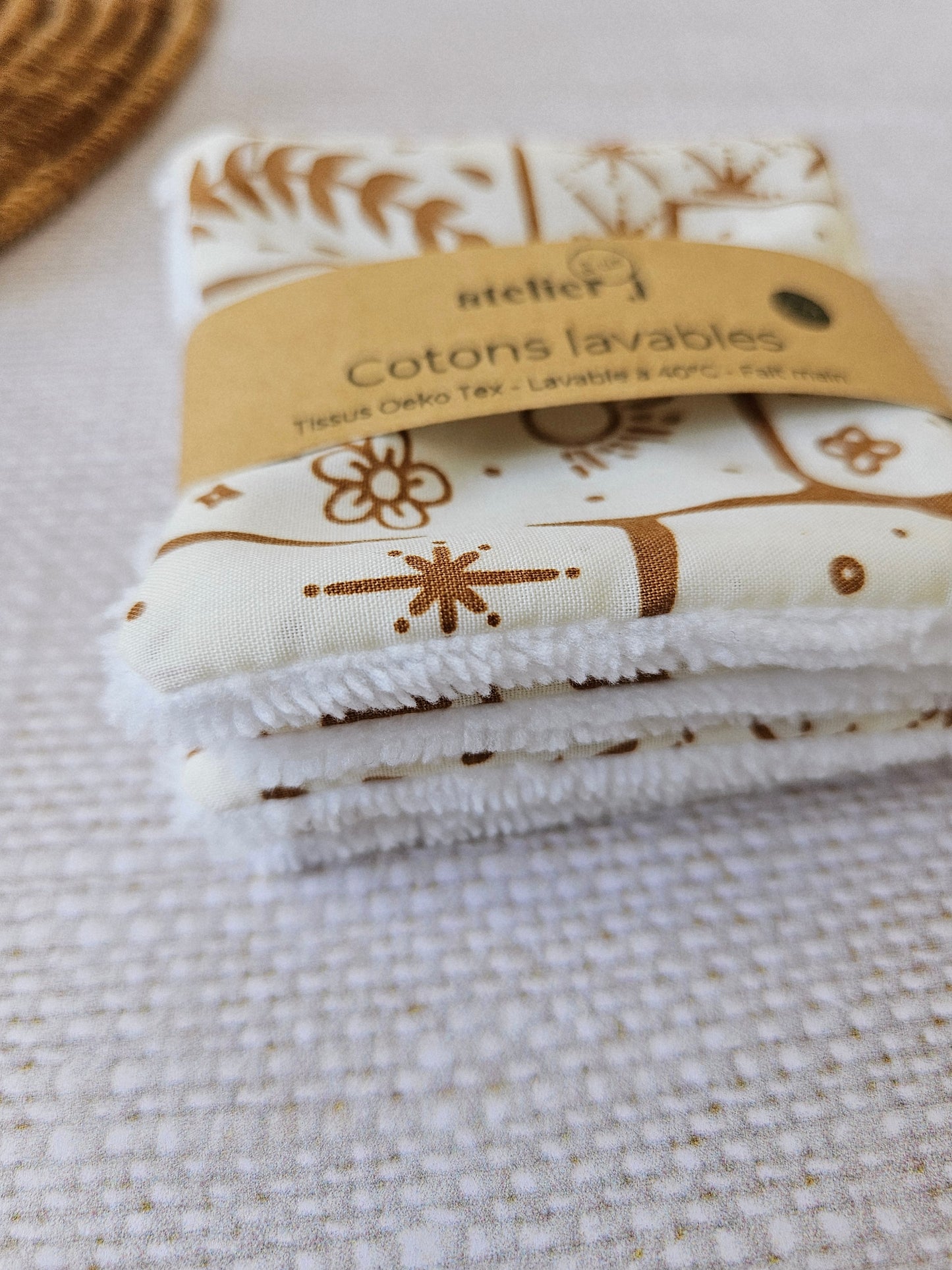 Cotons démaquillants - lot de 4