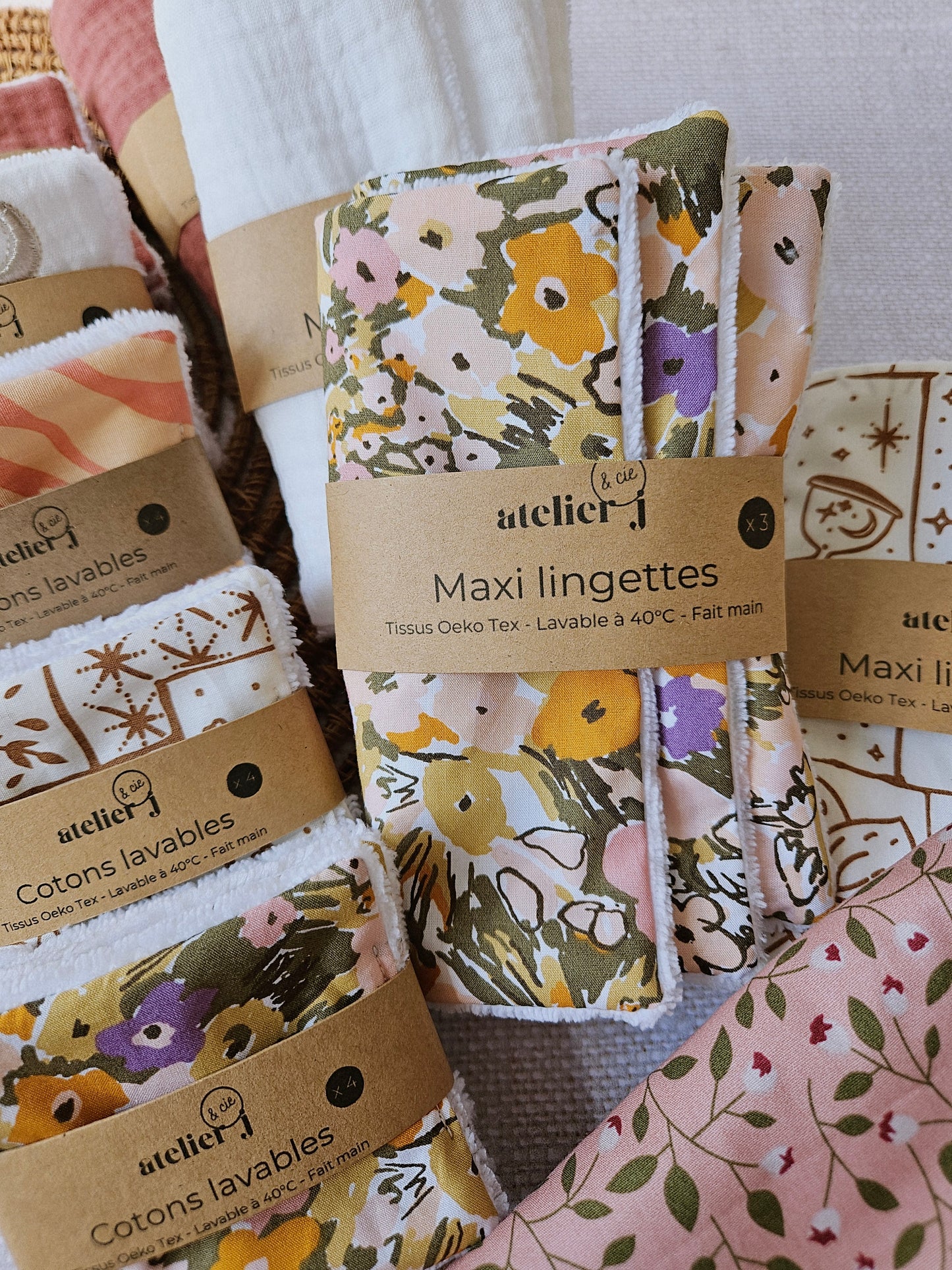 Maxi cotons visage — lot de 3