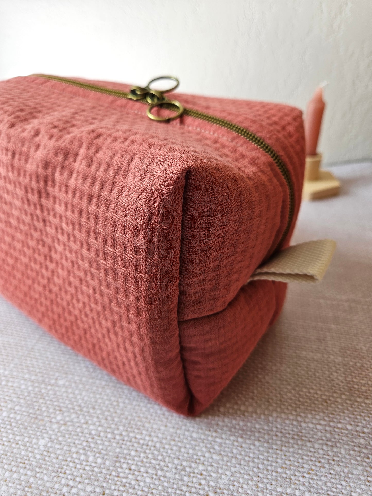 Trousse de toilette avec poche intérieure - grande capacité