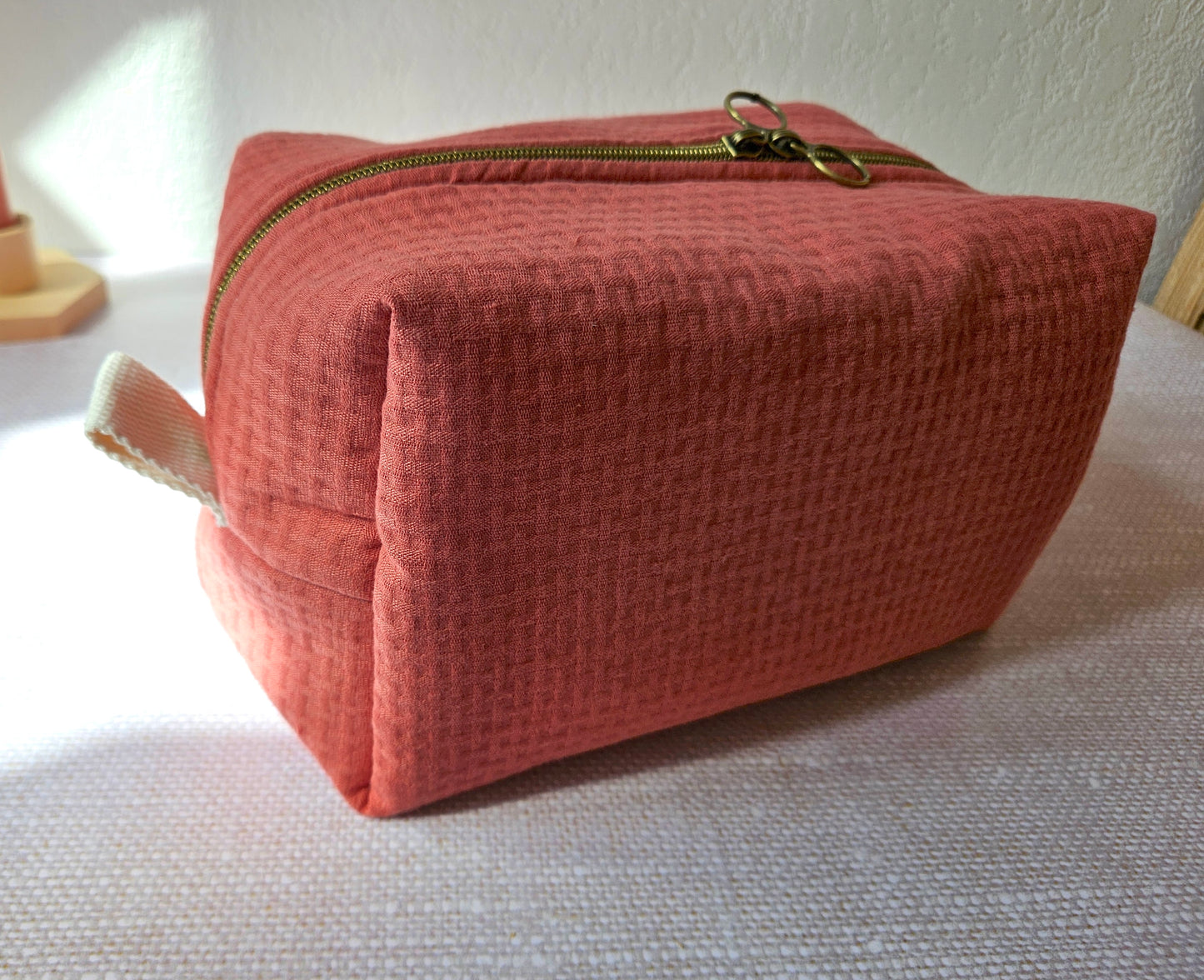 Trousse de toilette avec poche intérieure - grande capacité