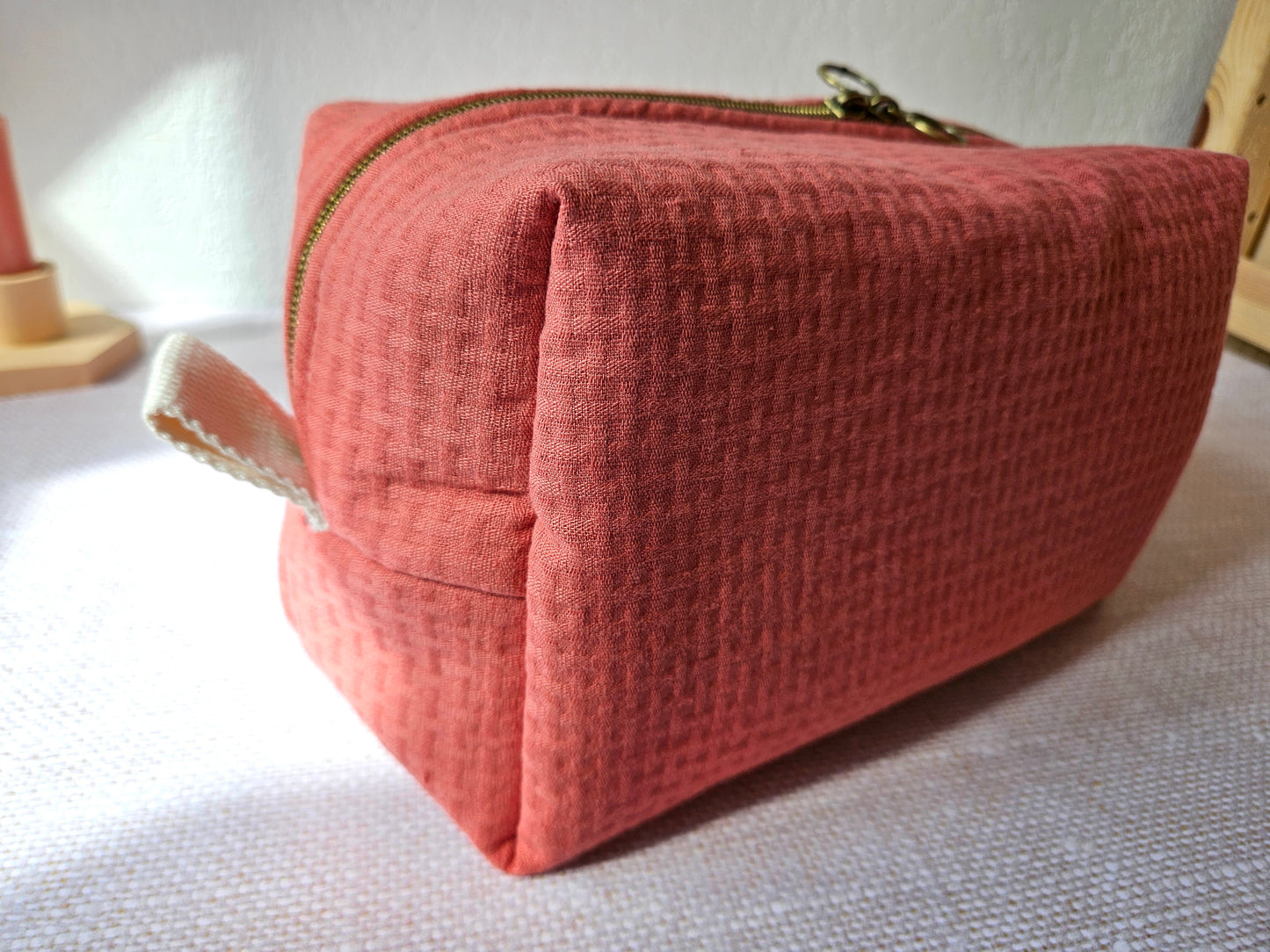 Trousse de toilette avec poche intérieure - grande capacité