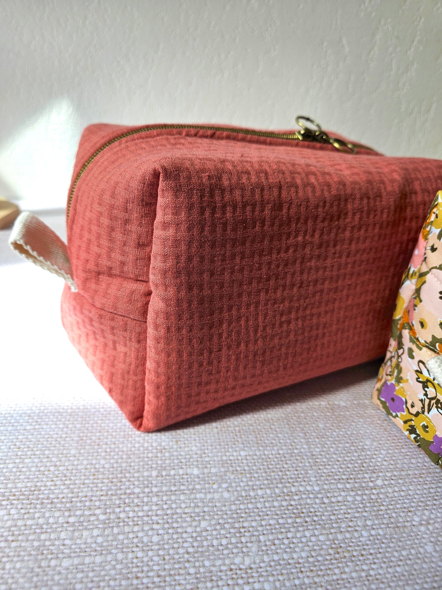 Trousse de toilette avec poche intérieure - grande capacité