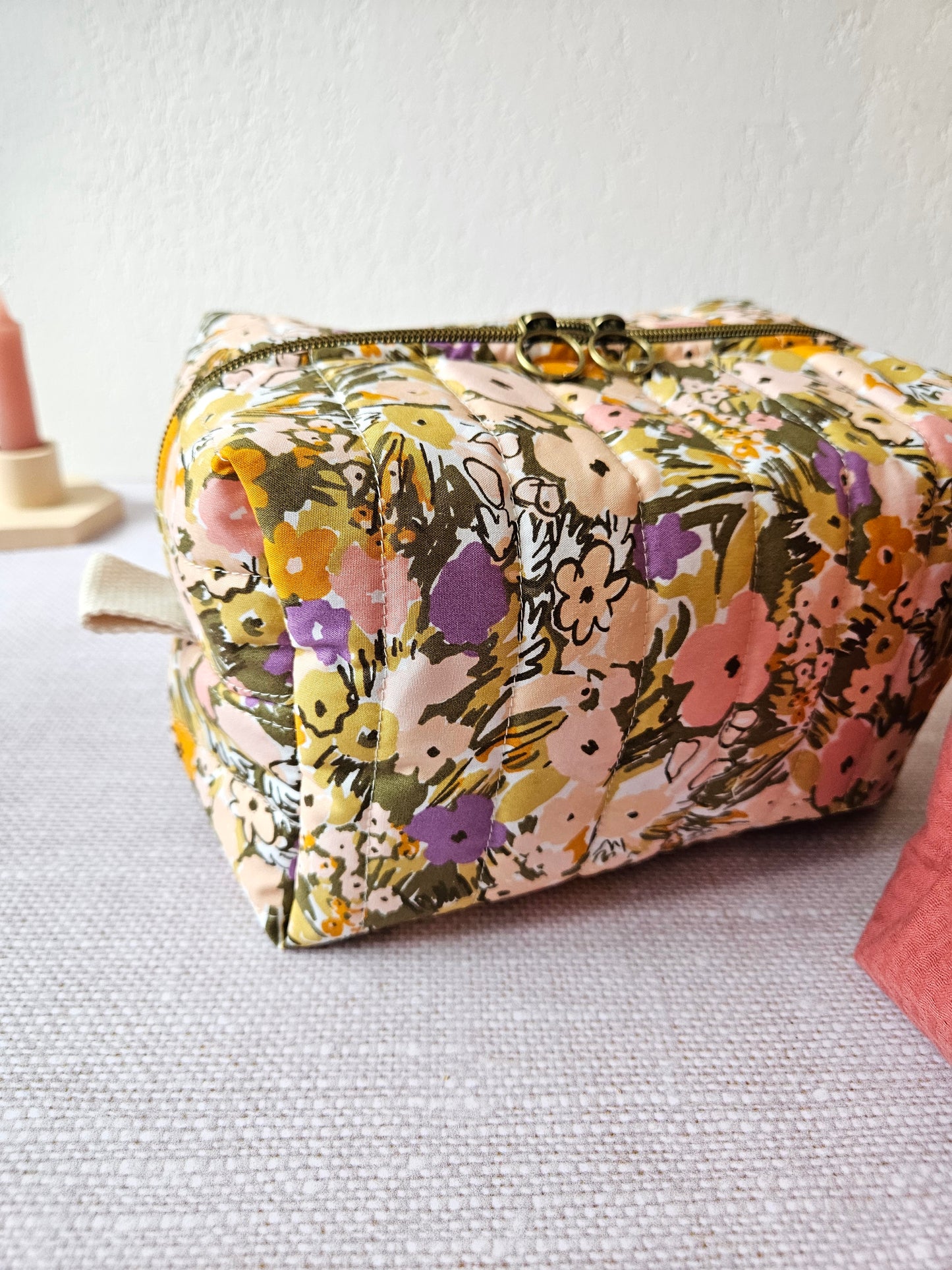 Trousse de toilette avec poche intérieure - grande capacité