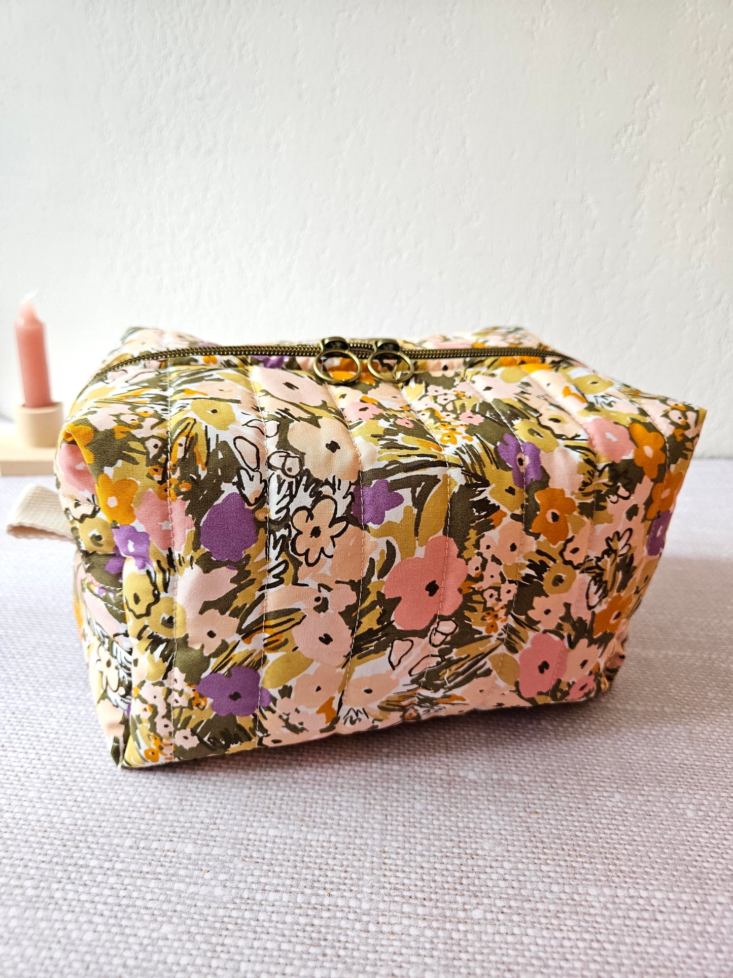 Trousse de toilette avec poche intérieure - grande capacité