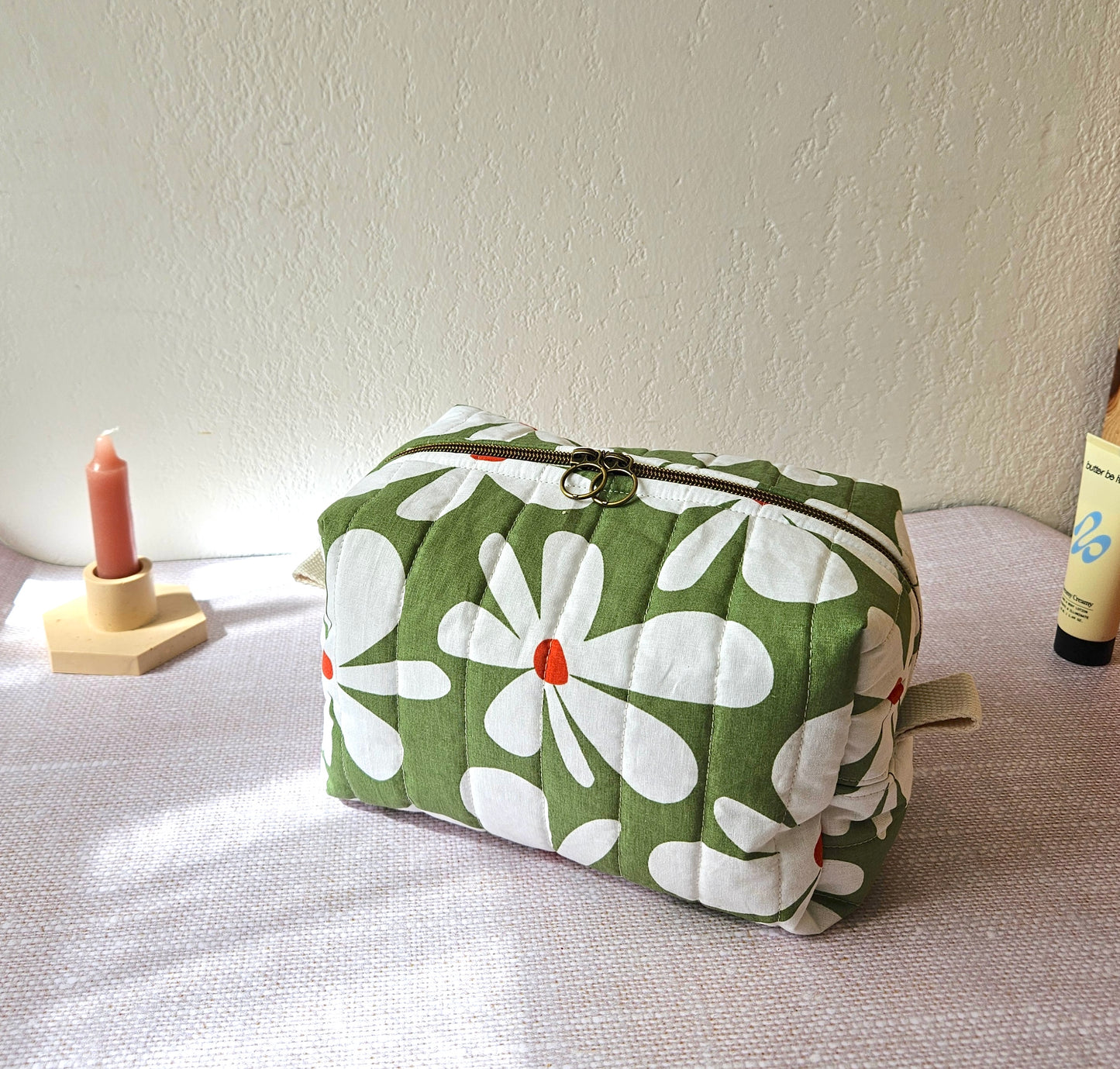 Trousse de toilette avec poche intérieure - grande capacité