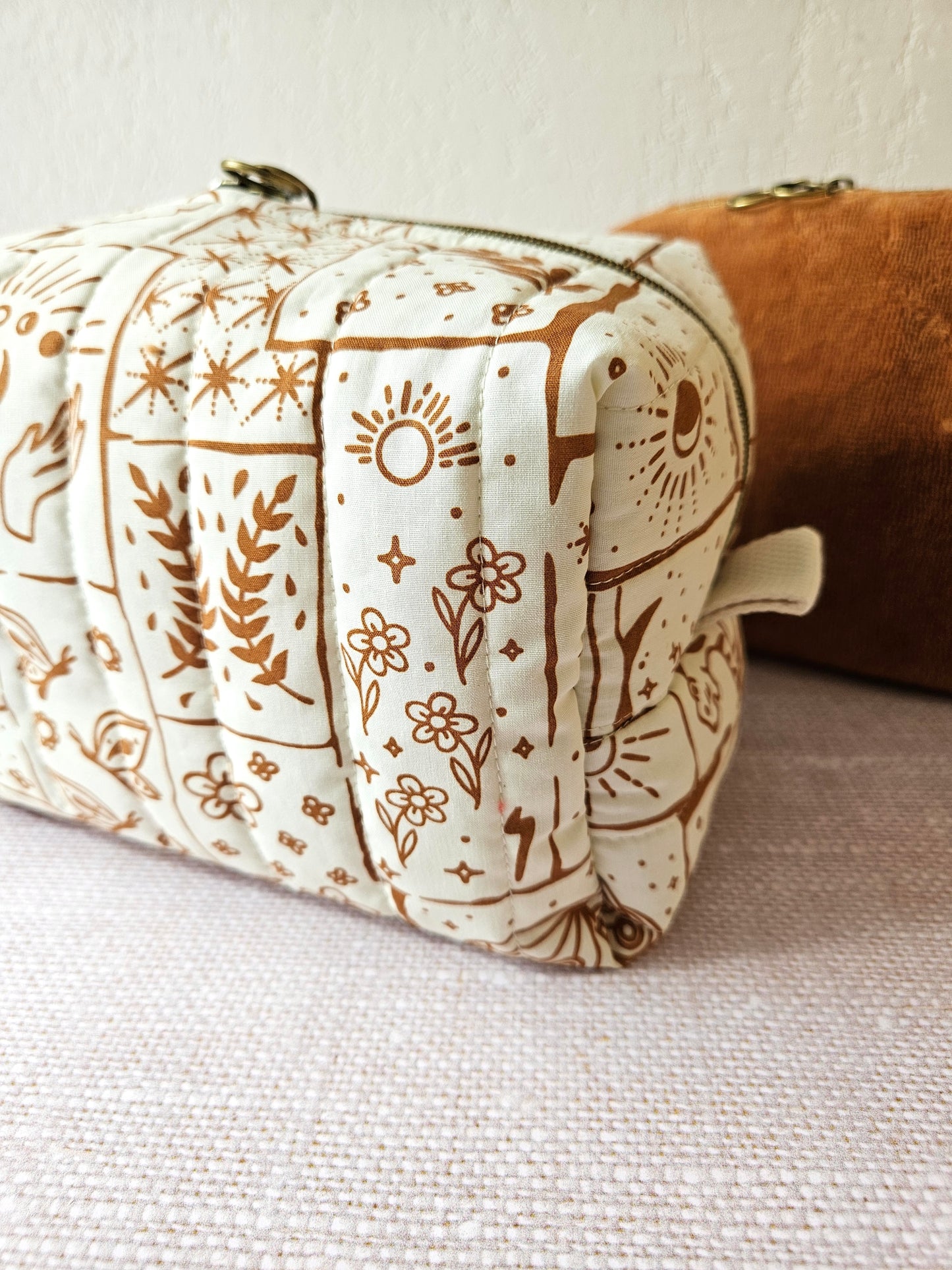 Trousse de toilette avec poche intérieure - grande capacité