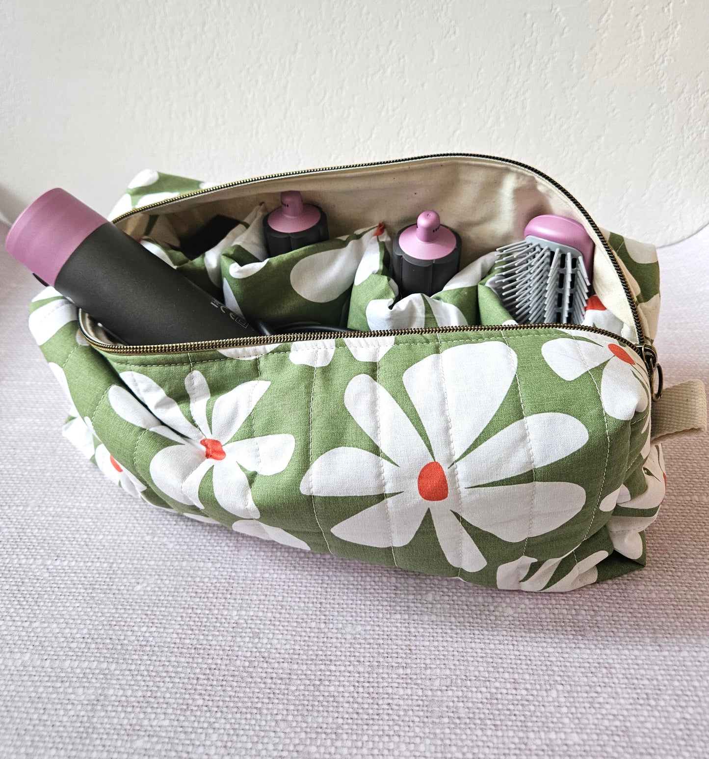 Trousse de rangement sèche-cheveux & accessoires – matelassée – compatible Dyson Airwrap