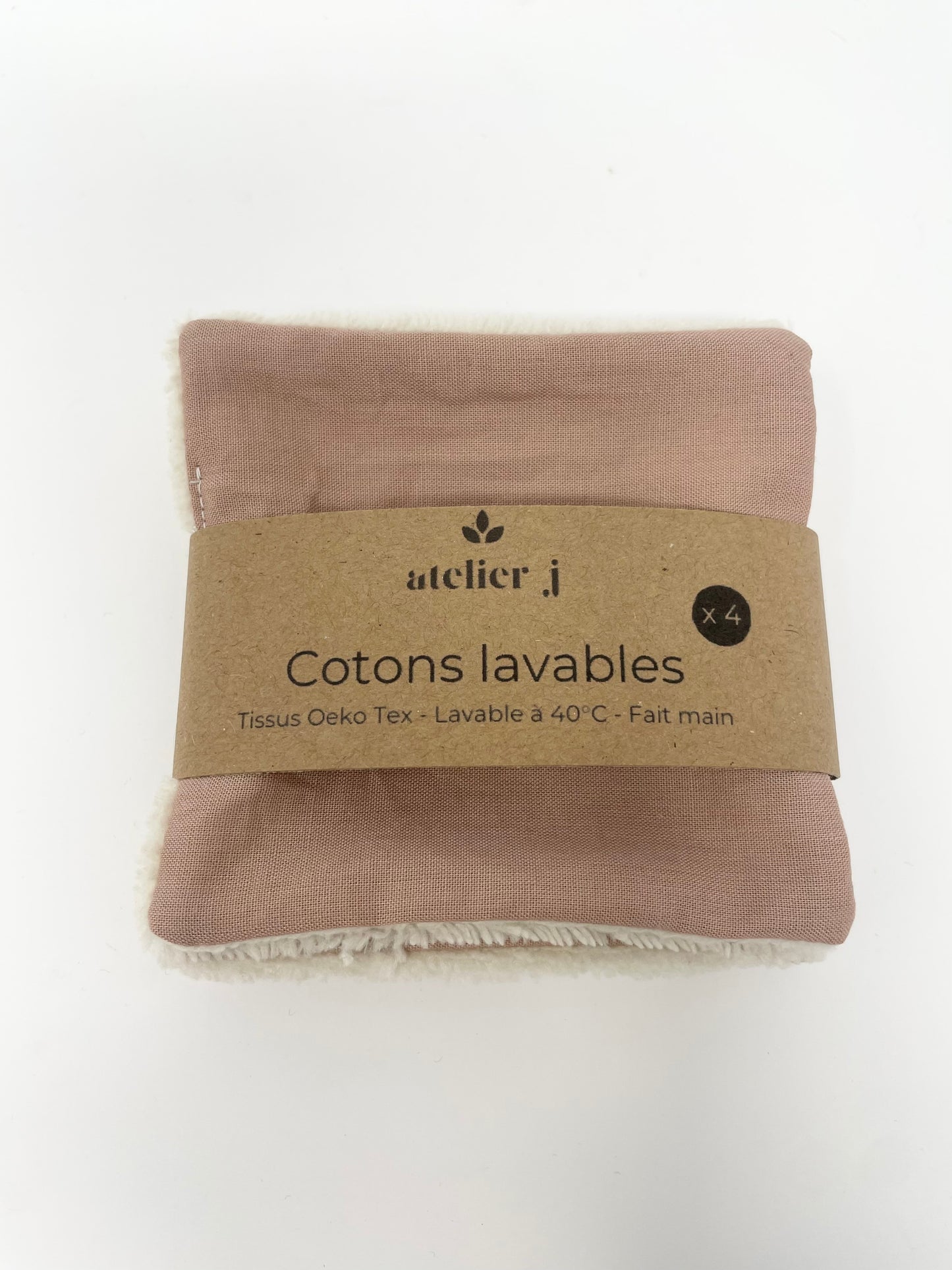 Cotons lavables - Lingettes démaquillantes Zéro déchet lot de 4