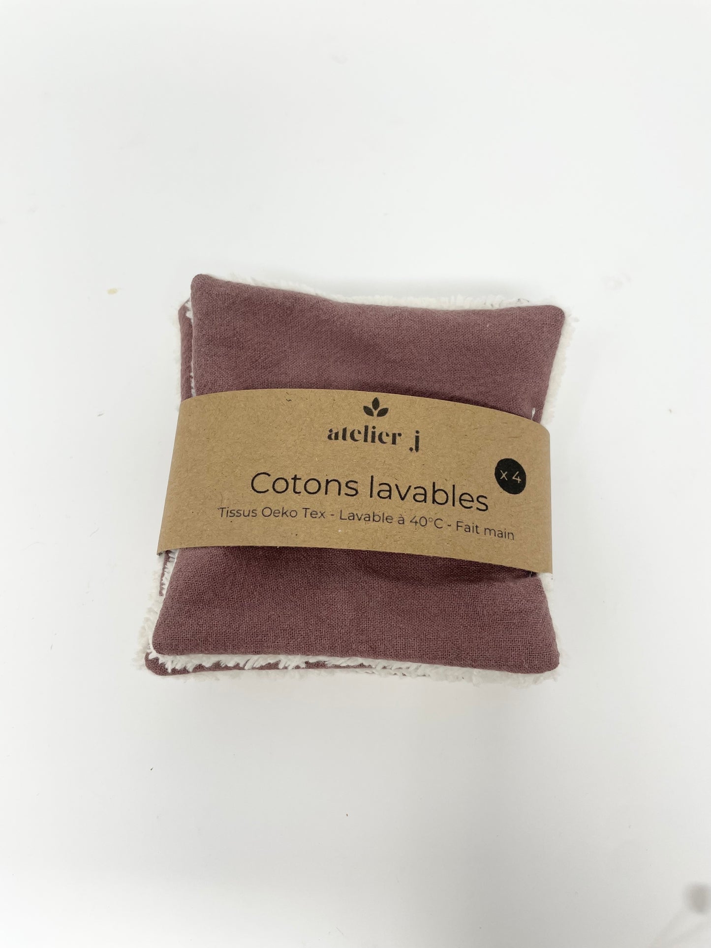 Cotons lavables - Lingettes démaquillantes Zéro déchet lot de 4