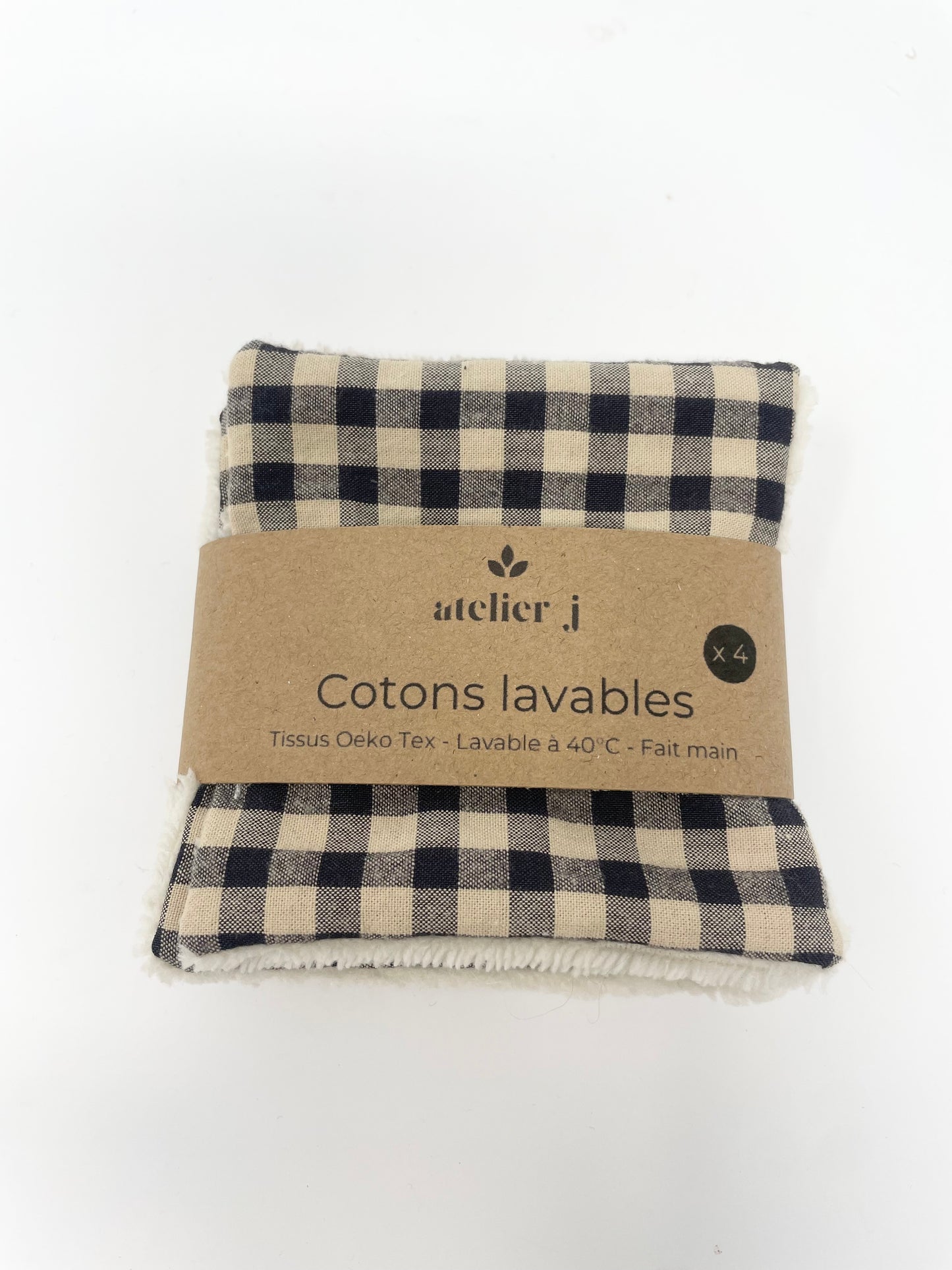 Cotons lavables - Lingettes démaquillantes Zéro déchet lot de 4