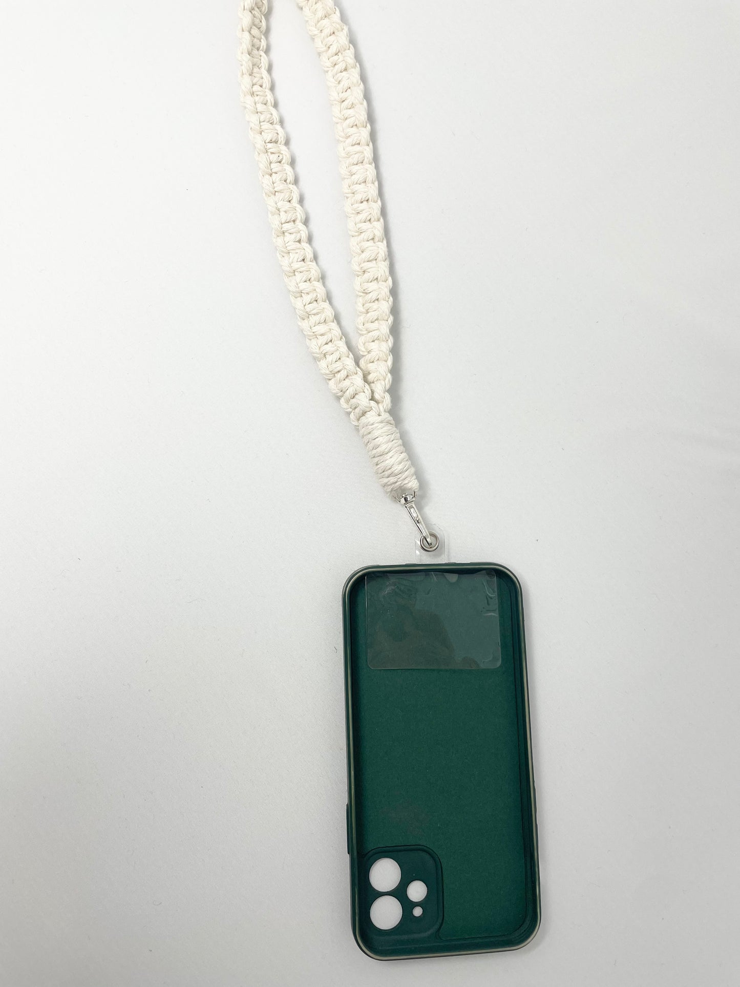 Cordon de téléphone en macramé