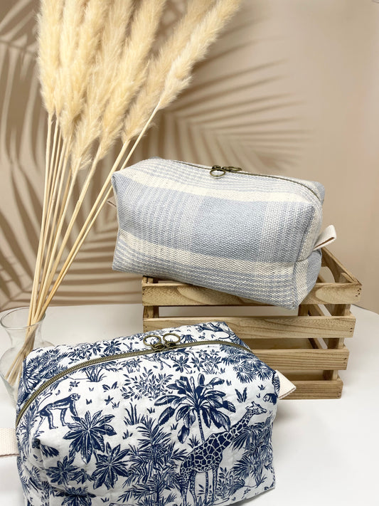 Trousse de toilette avec poche intérieure - grande capacité