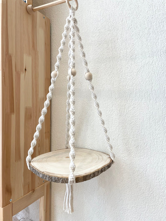 Suspension en macramé