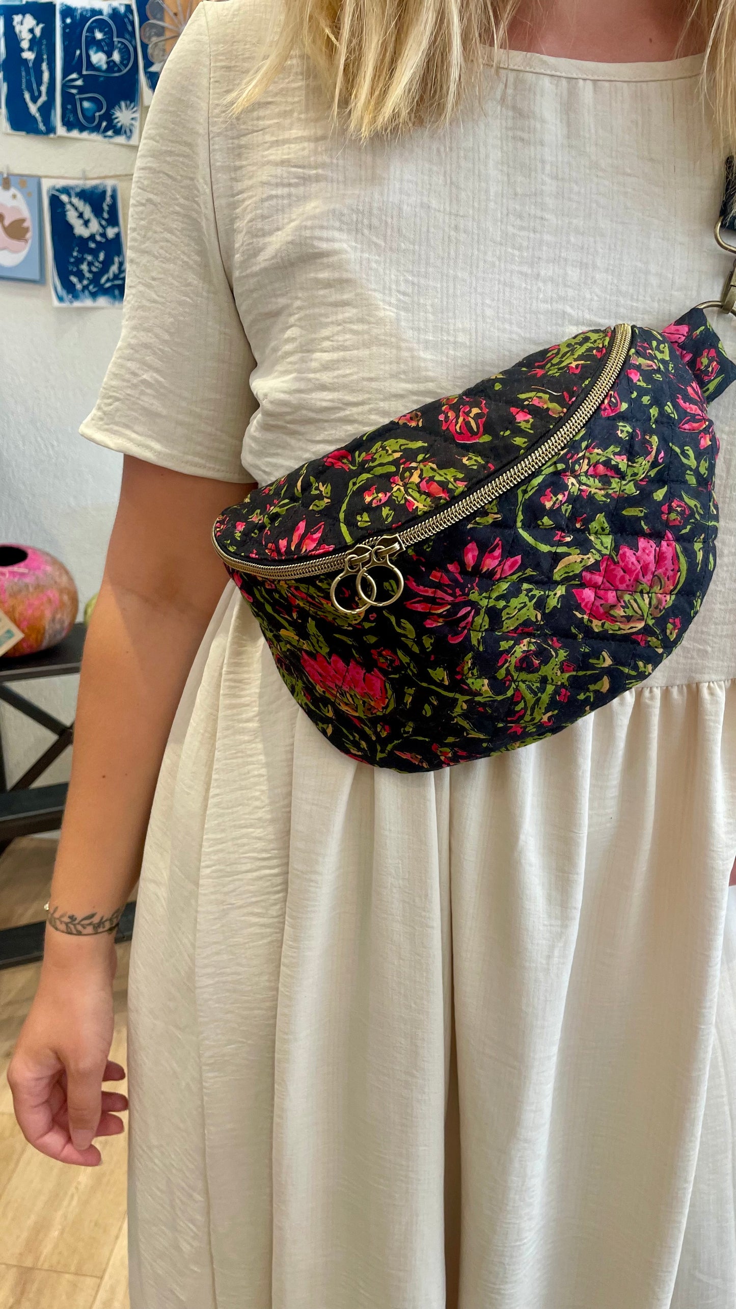 Sac banane - Collection motifs indiens