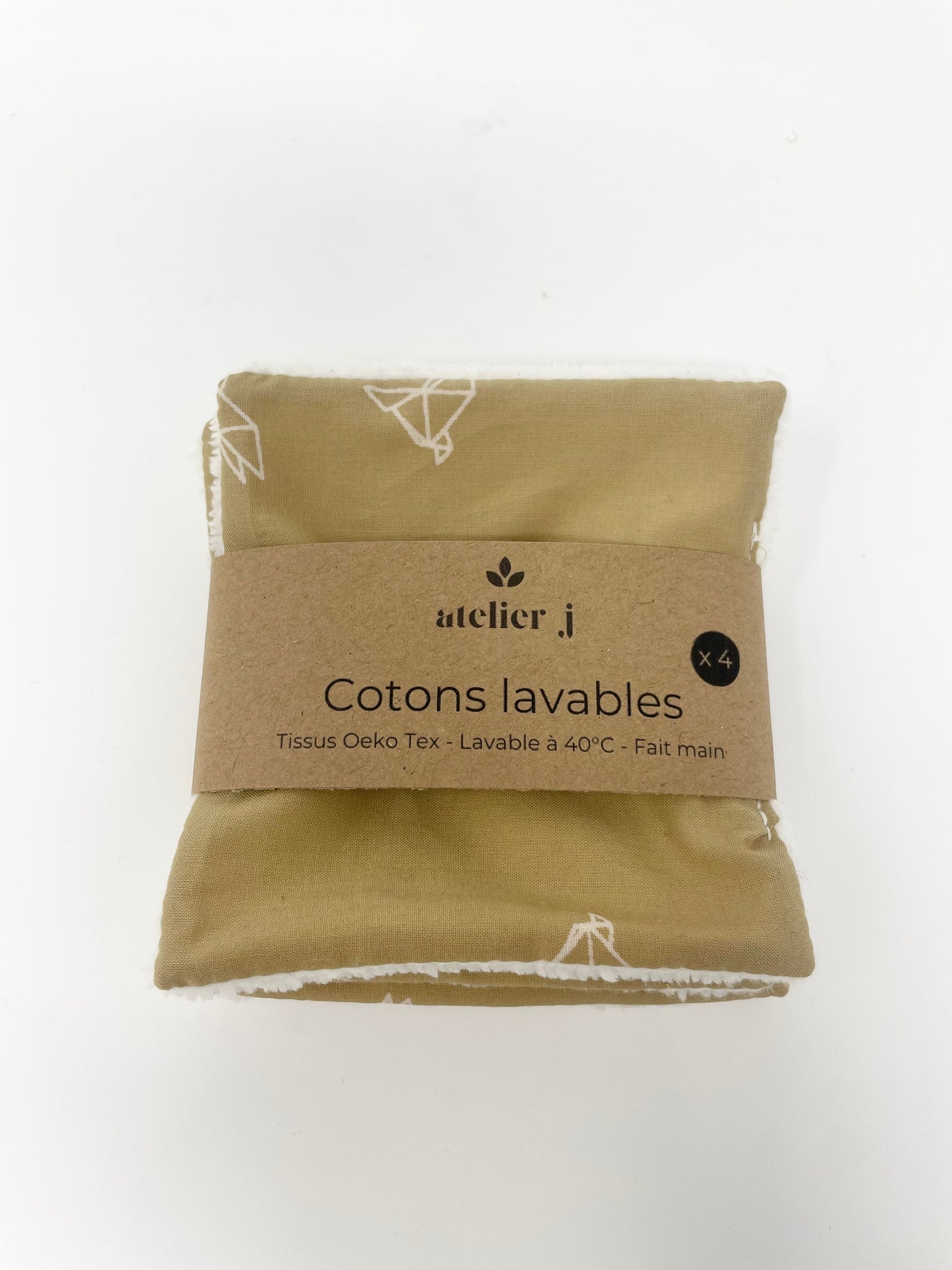 Cotons lavables - Lingettes démaquillantes Zéro déchet lot de 4