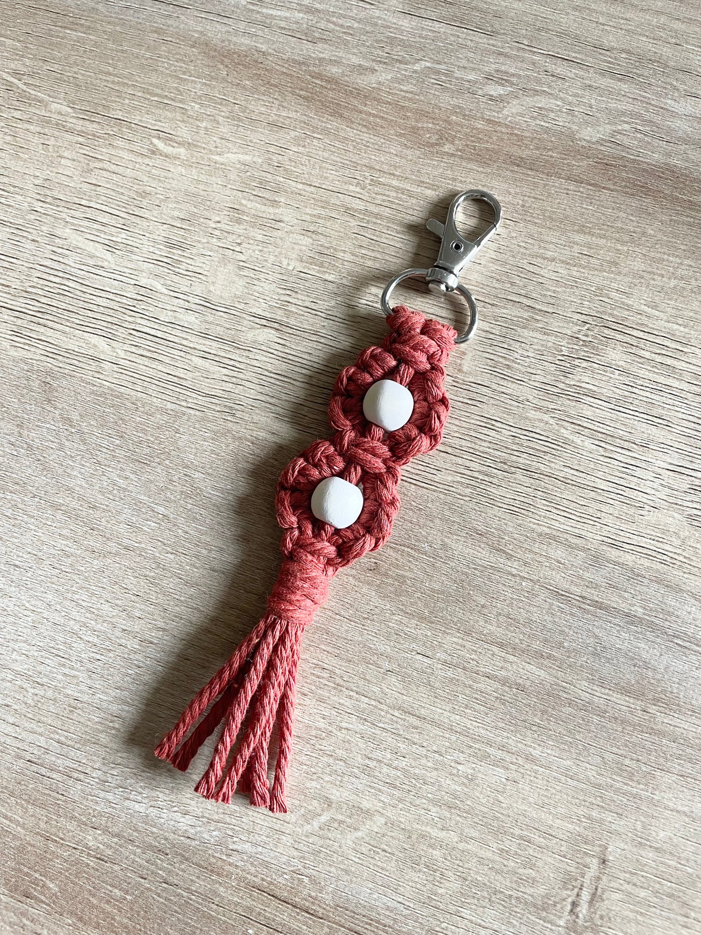 Porte clés en macramé