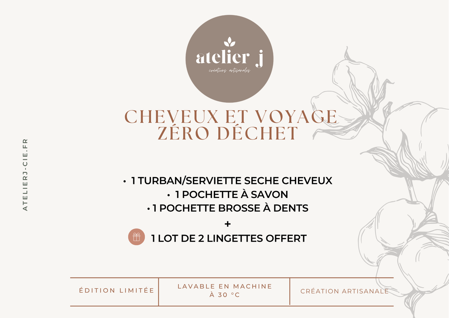 Pack Cheveux et Voyage / 🎁1 lot de lingette OFFERT