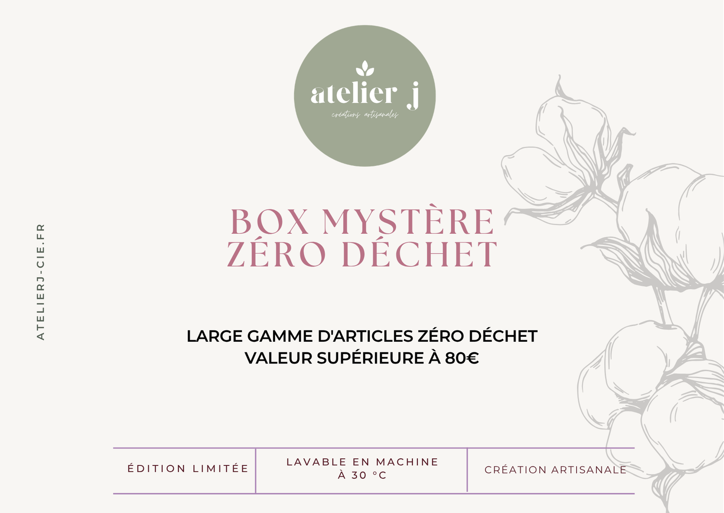 BOX MYSTERE Zéro déchet d'une valeur de + de 80 euros